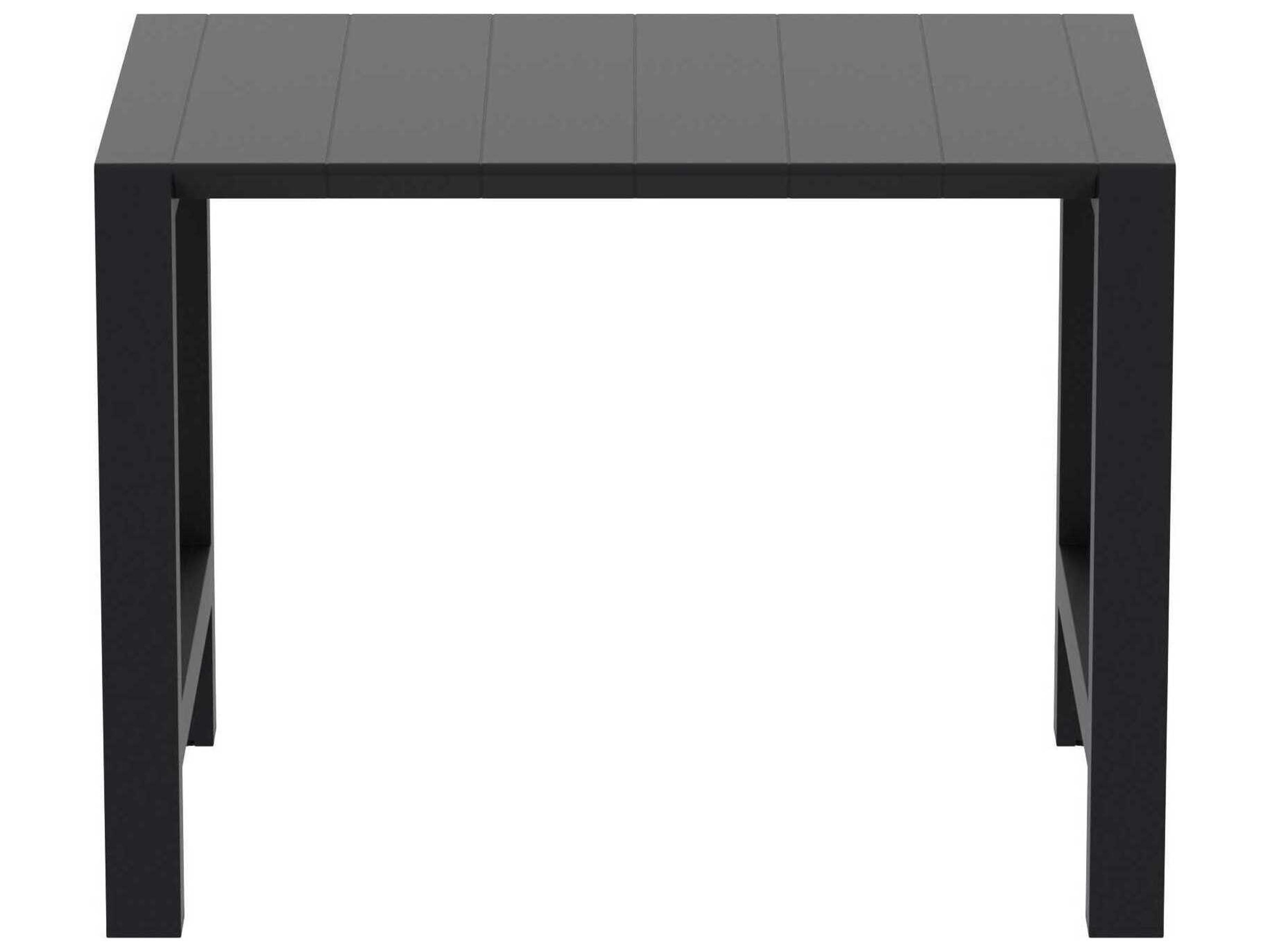 Compamia Vegas Black Polypropylene Square Bar Table