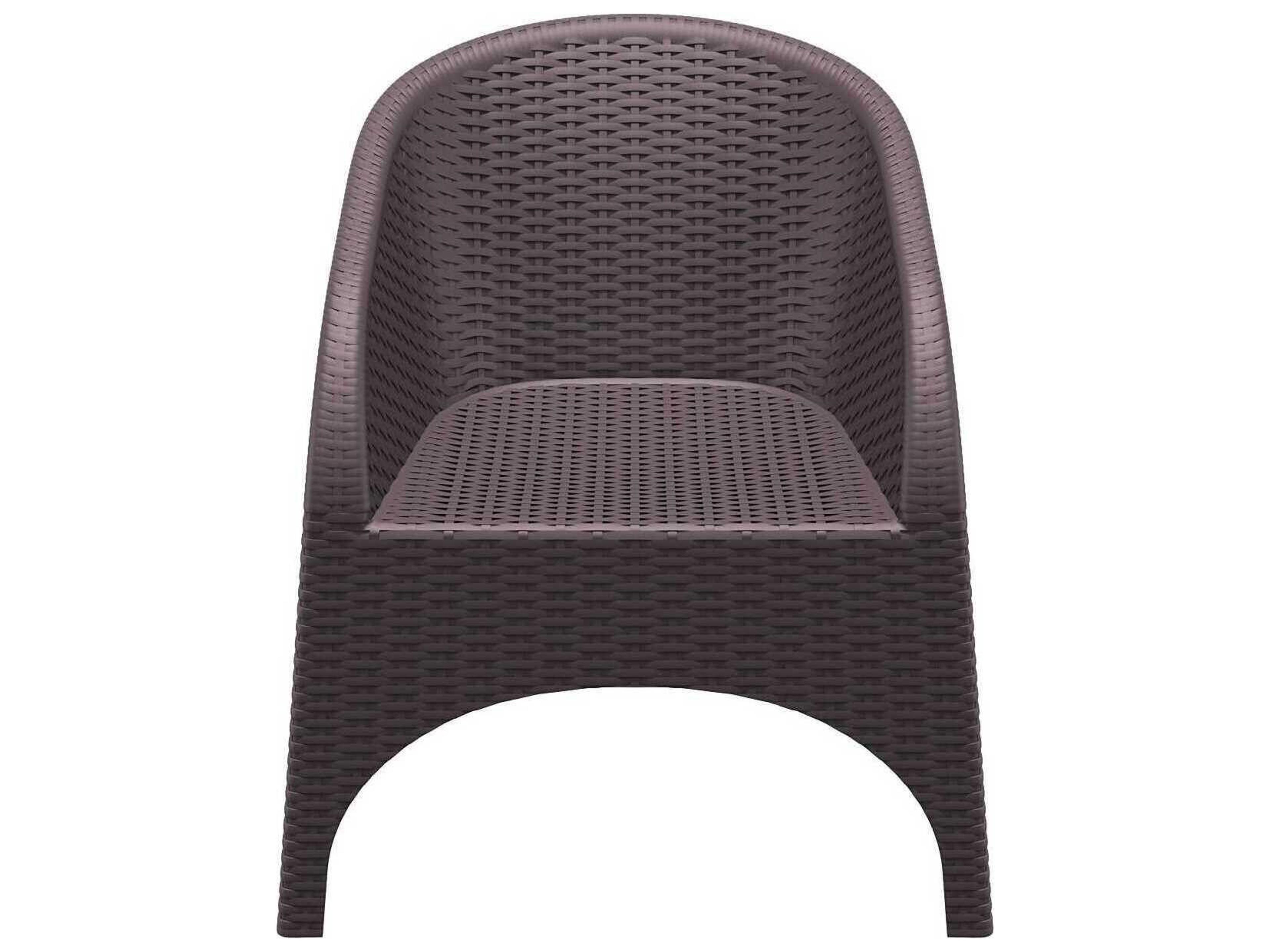 Compamia Aruba Brown Resin Lounge Chair