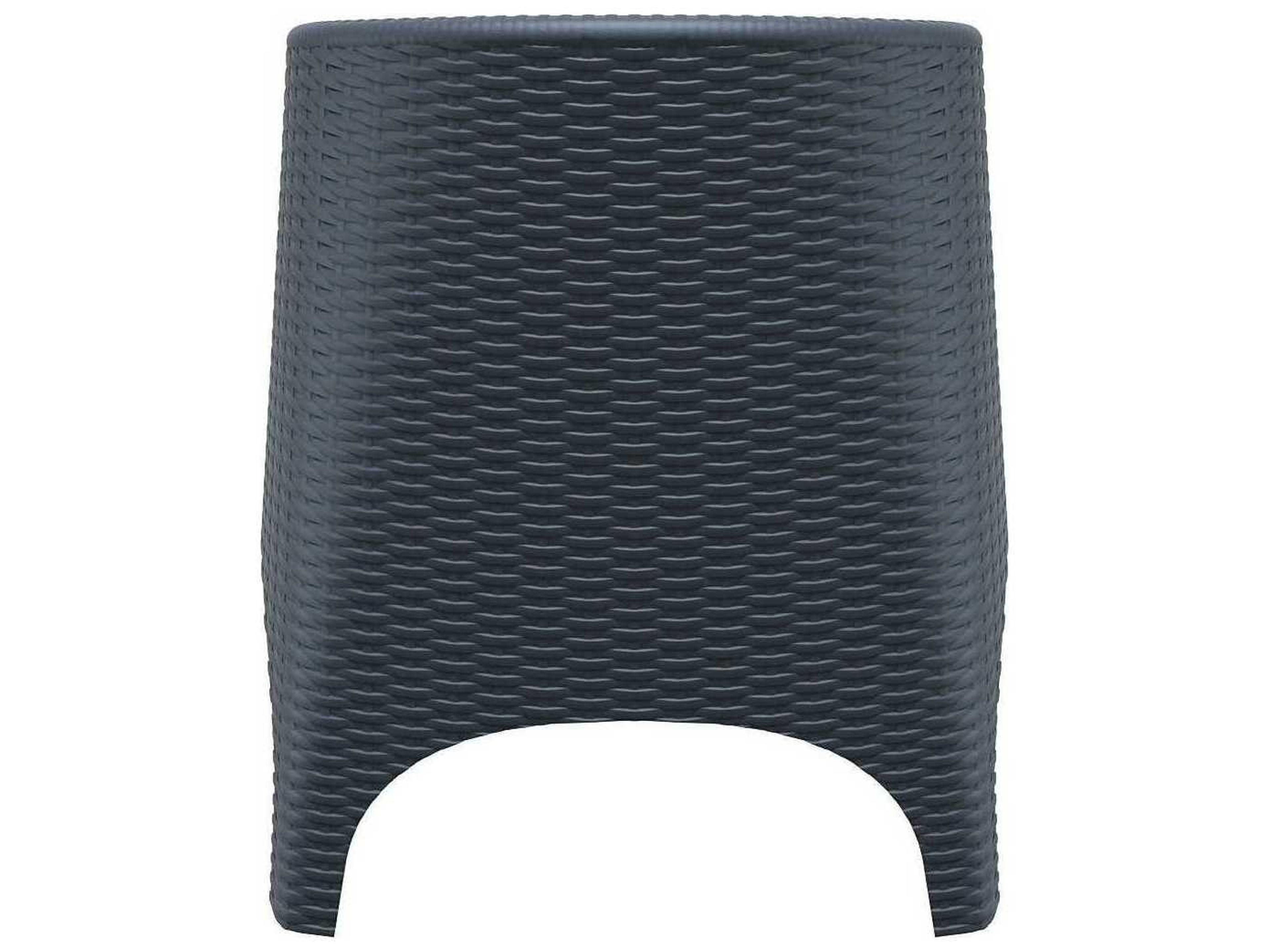 Compamia Aruba Dark Gray Resin Lounge Chair