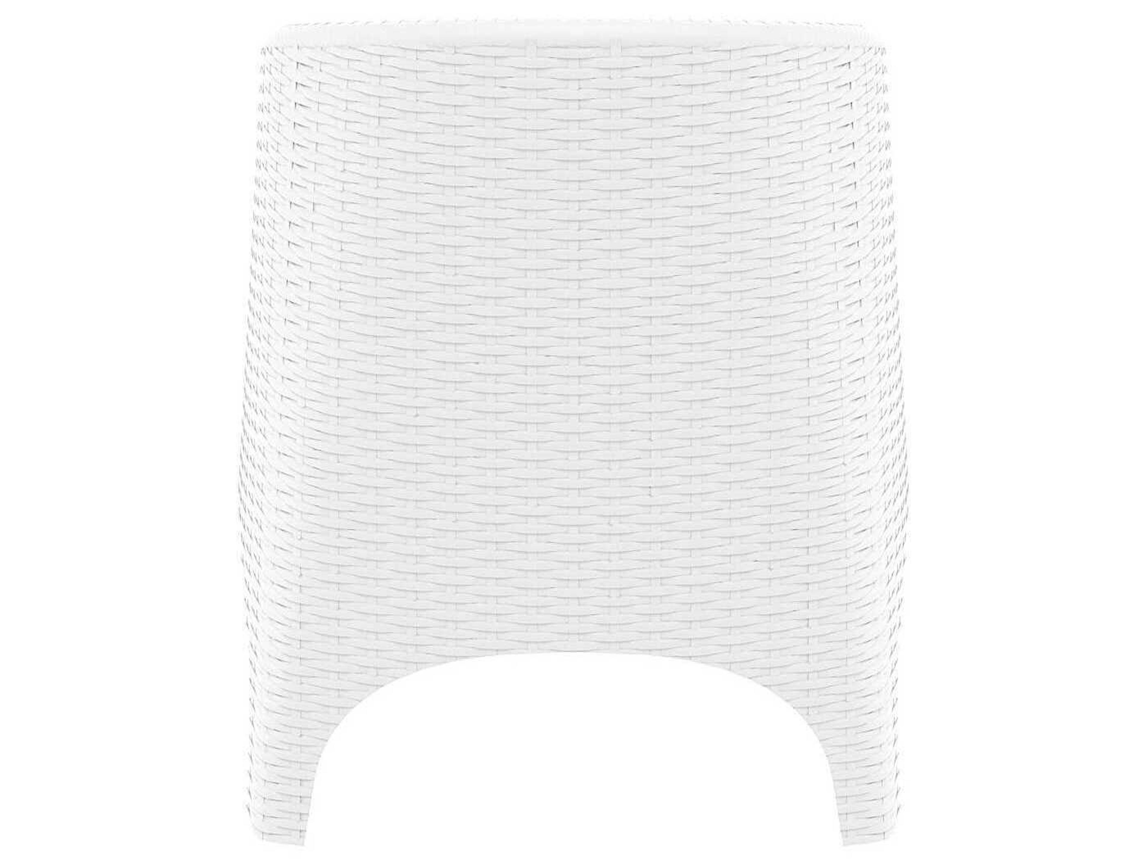 Compamia Aruba White Resin Lounge Chair
