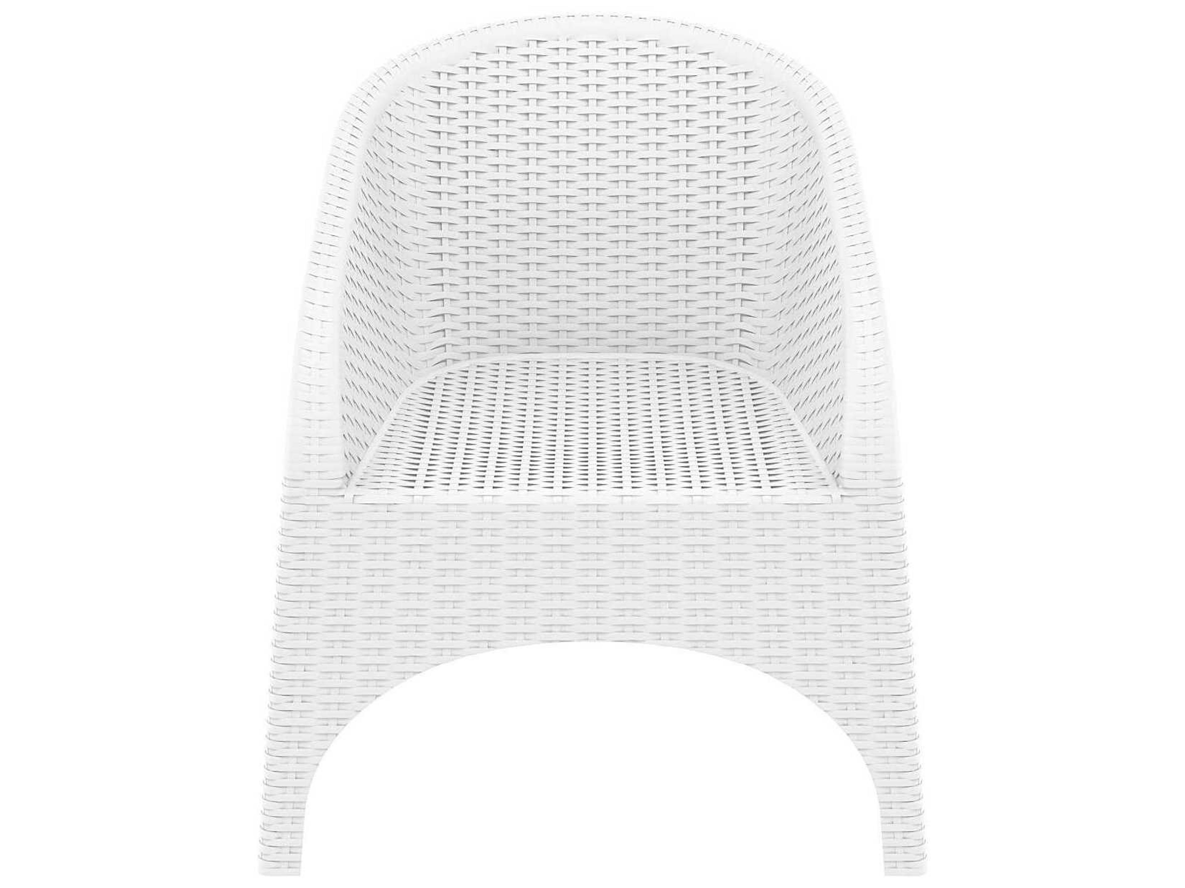 Compamia Aruba White Resin Lounge Chair