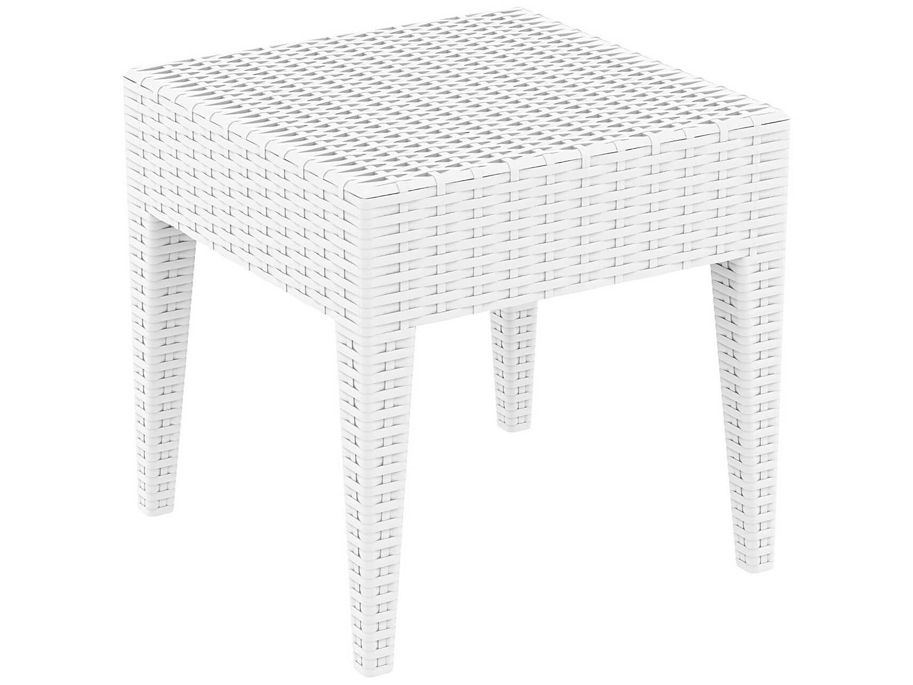 Compamia California White Resin Cushion Lounge Set