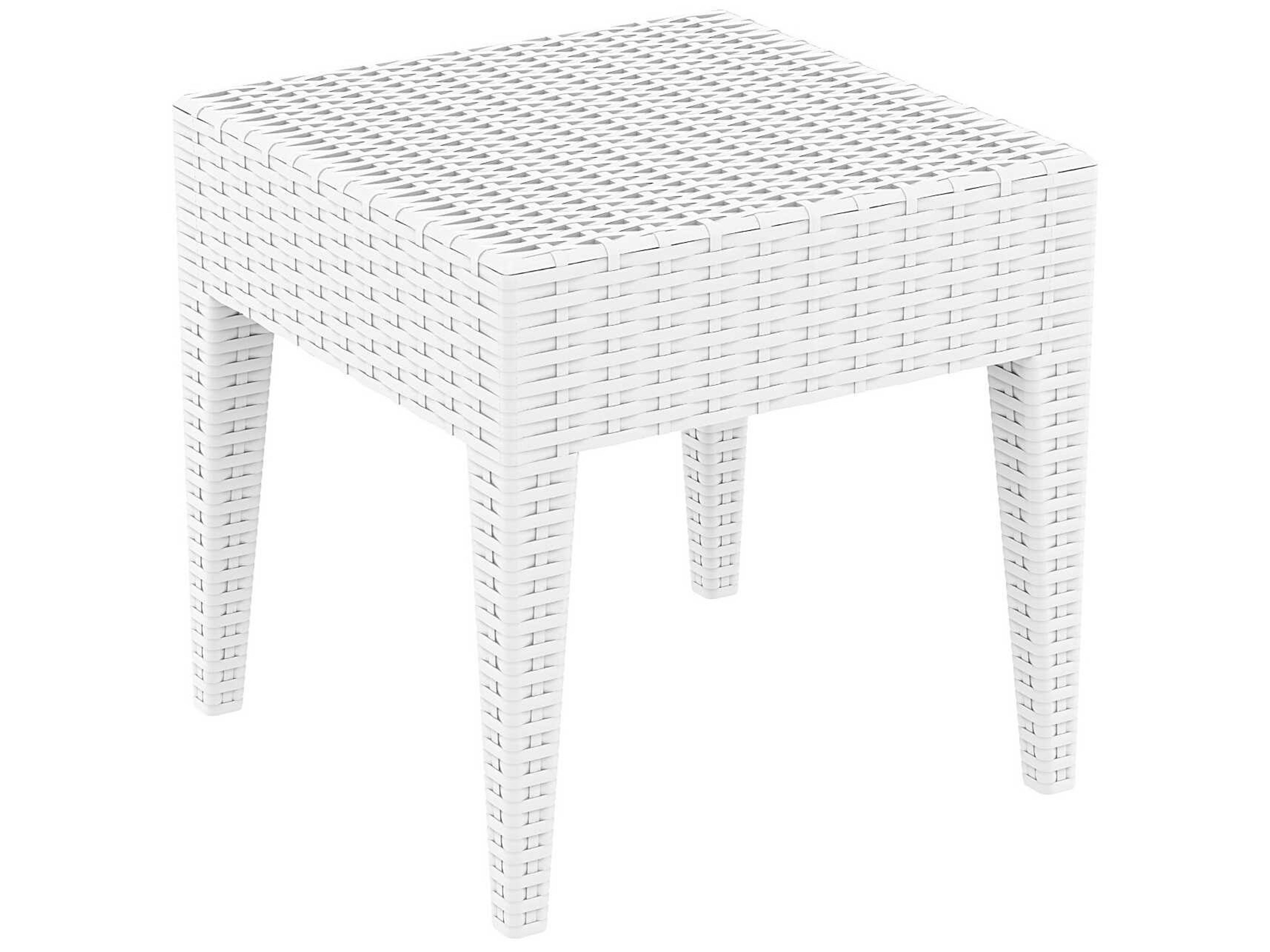 Compamia California White Resin Cushion Lounge Set