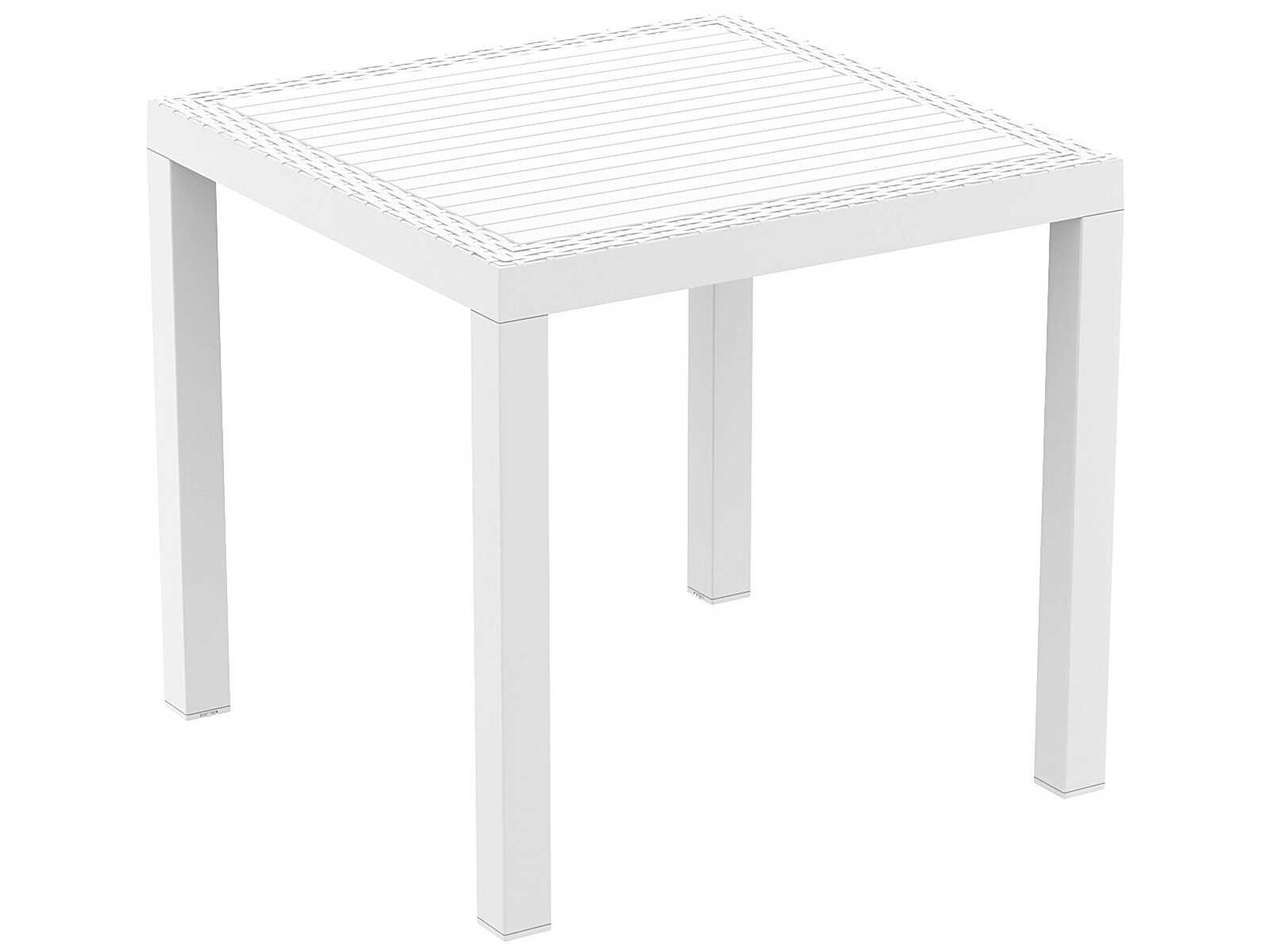 Compamia California White Resin Dining Set