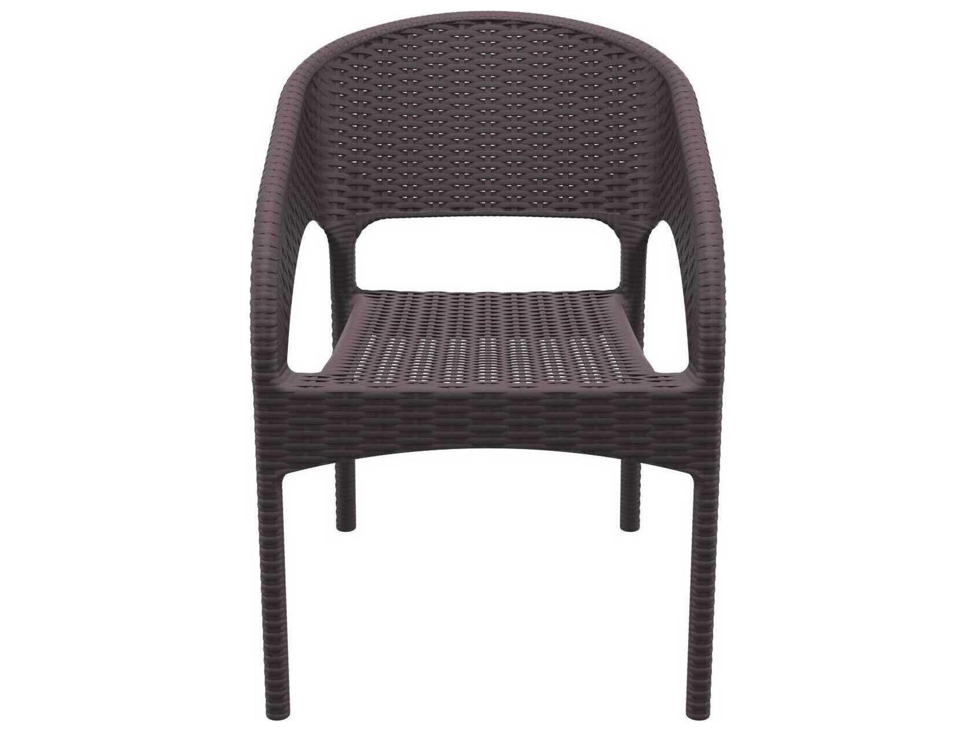 Compamia Panama Brown Resin Dining Chair