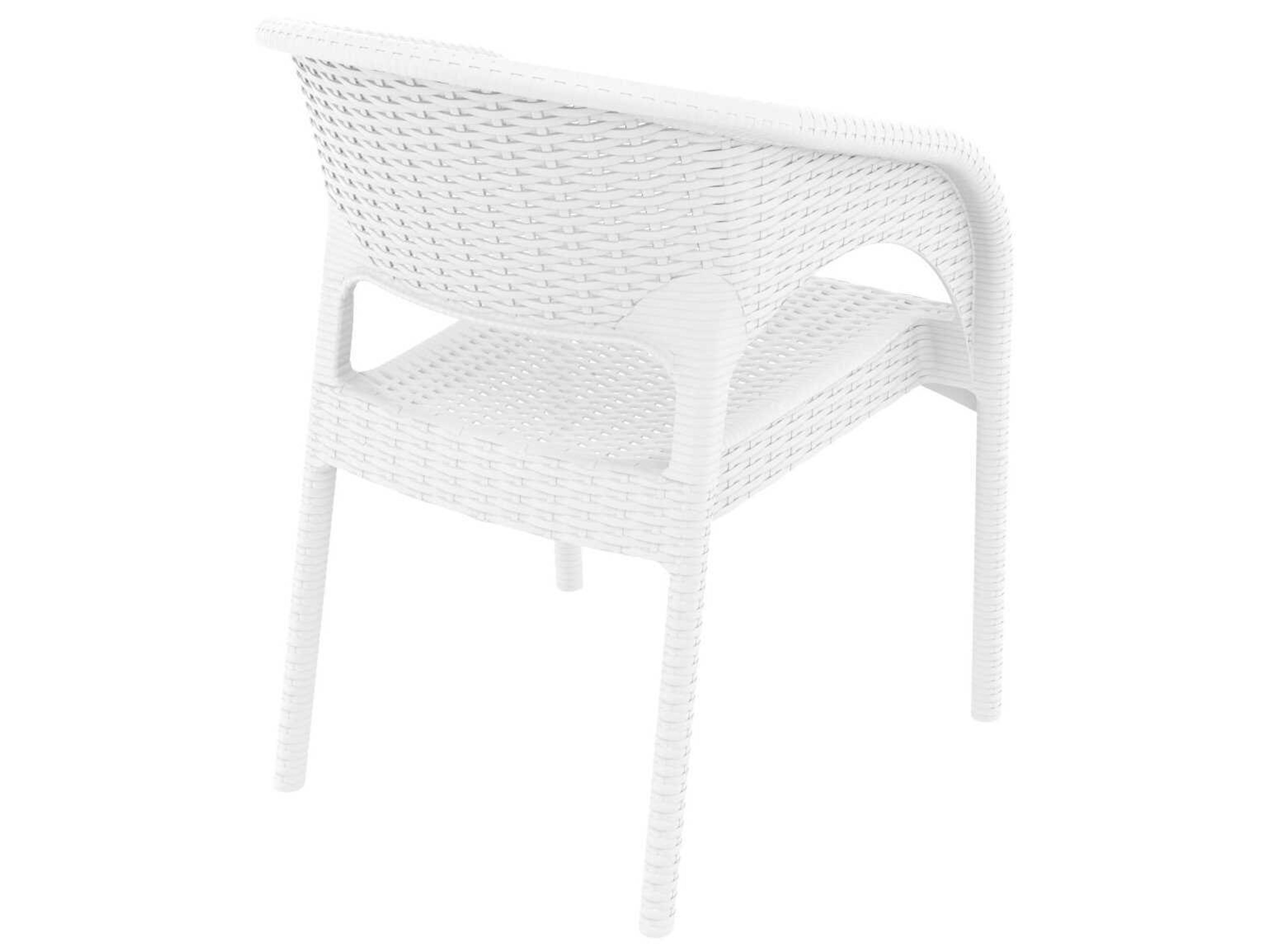 Compamia Panama White Resin Dining Chair