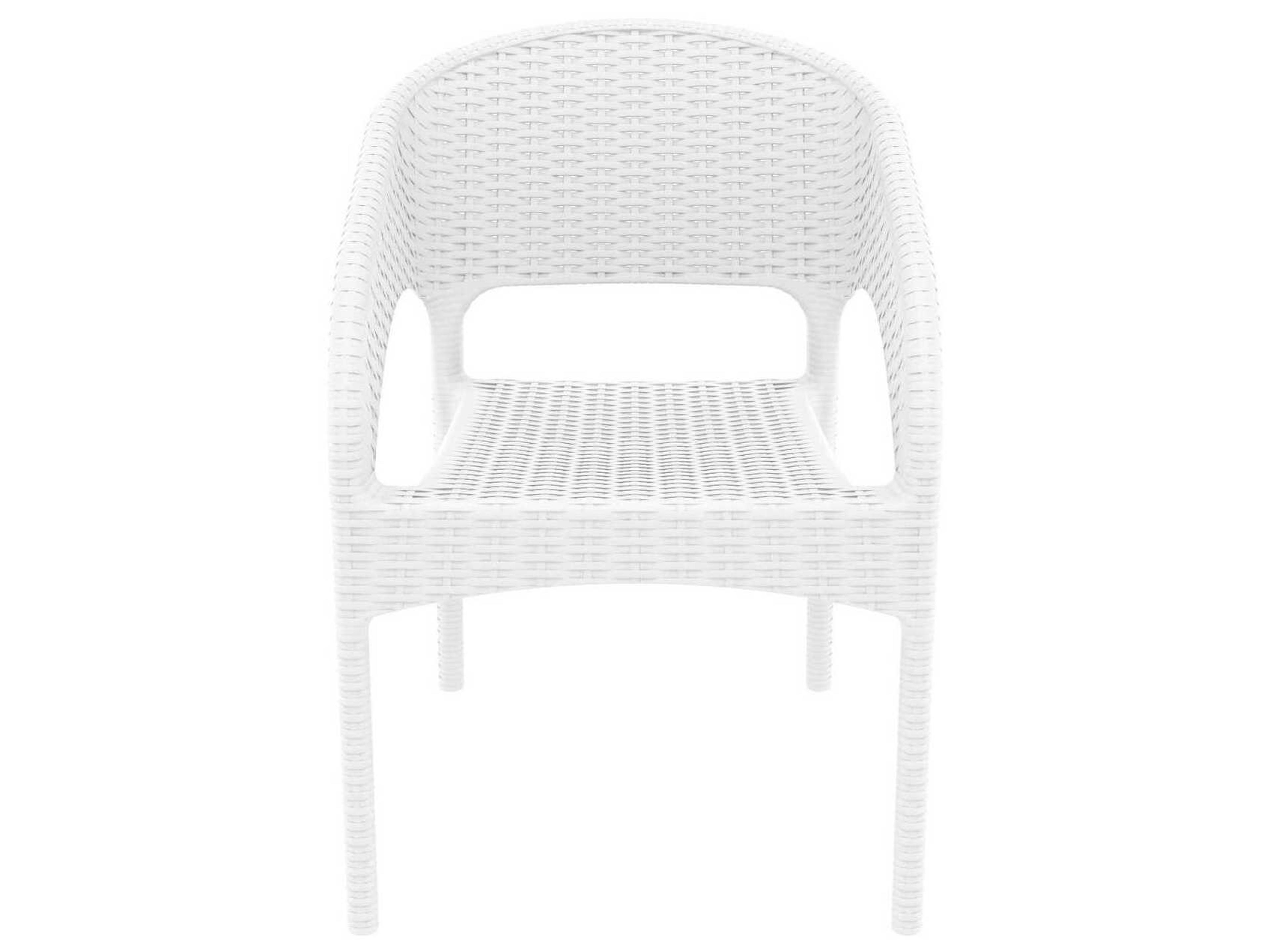 Compamia Panama White Resin Dining Chair