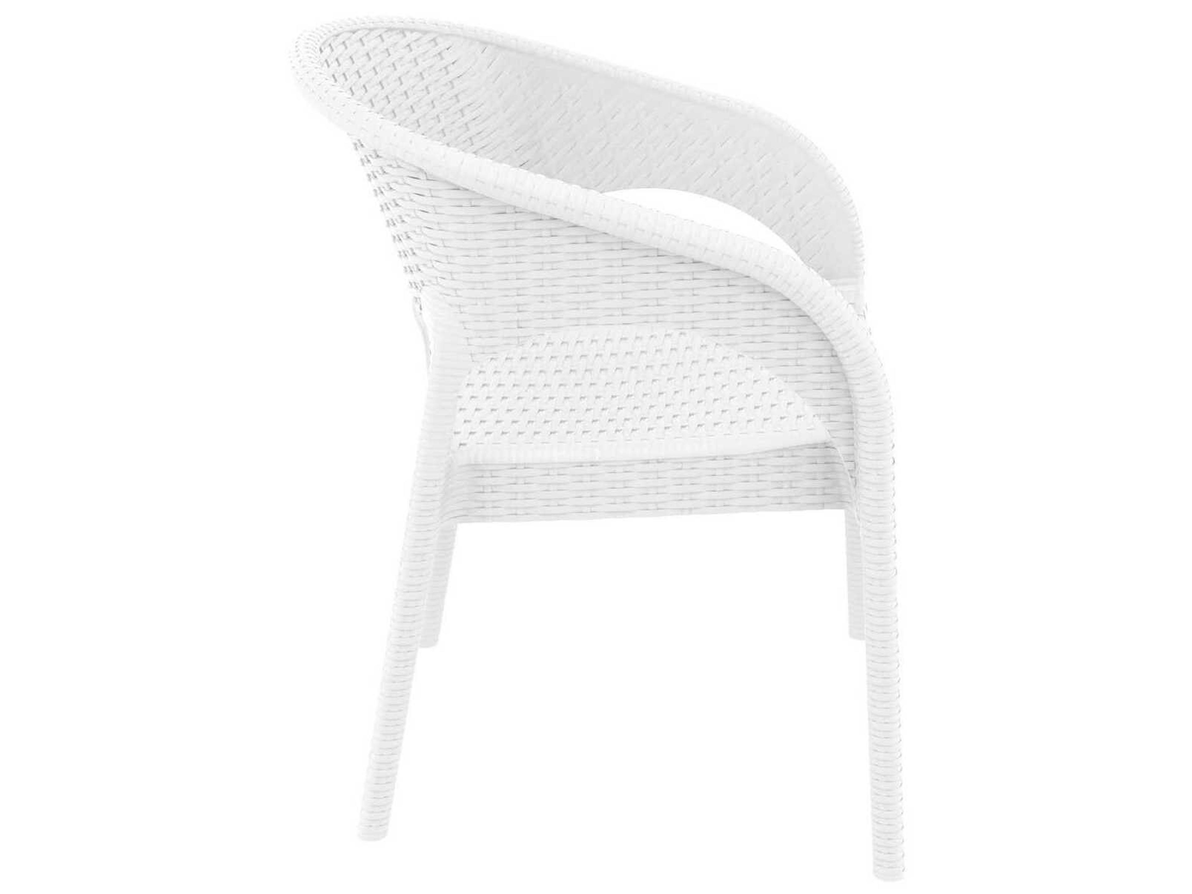 Compamia Panama White Resin Dining Chair