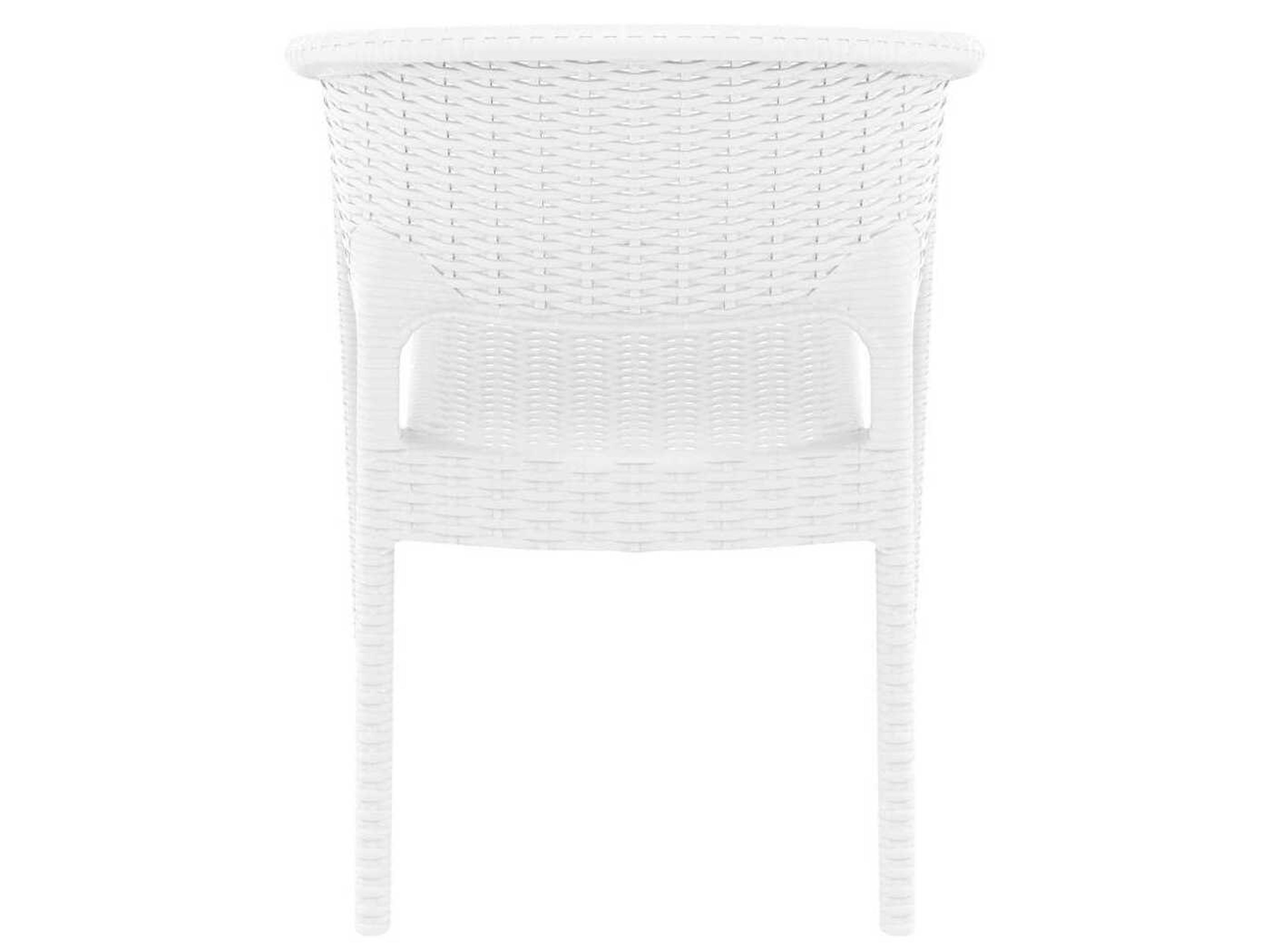 Compamia Panama White Resin Dining Chair
