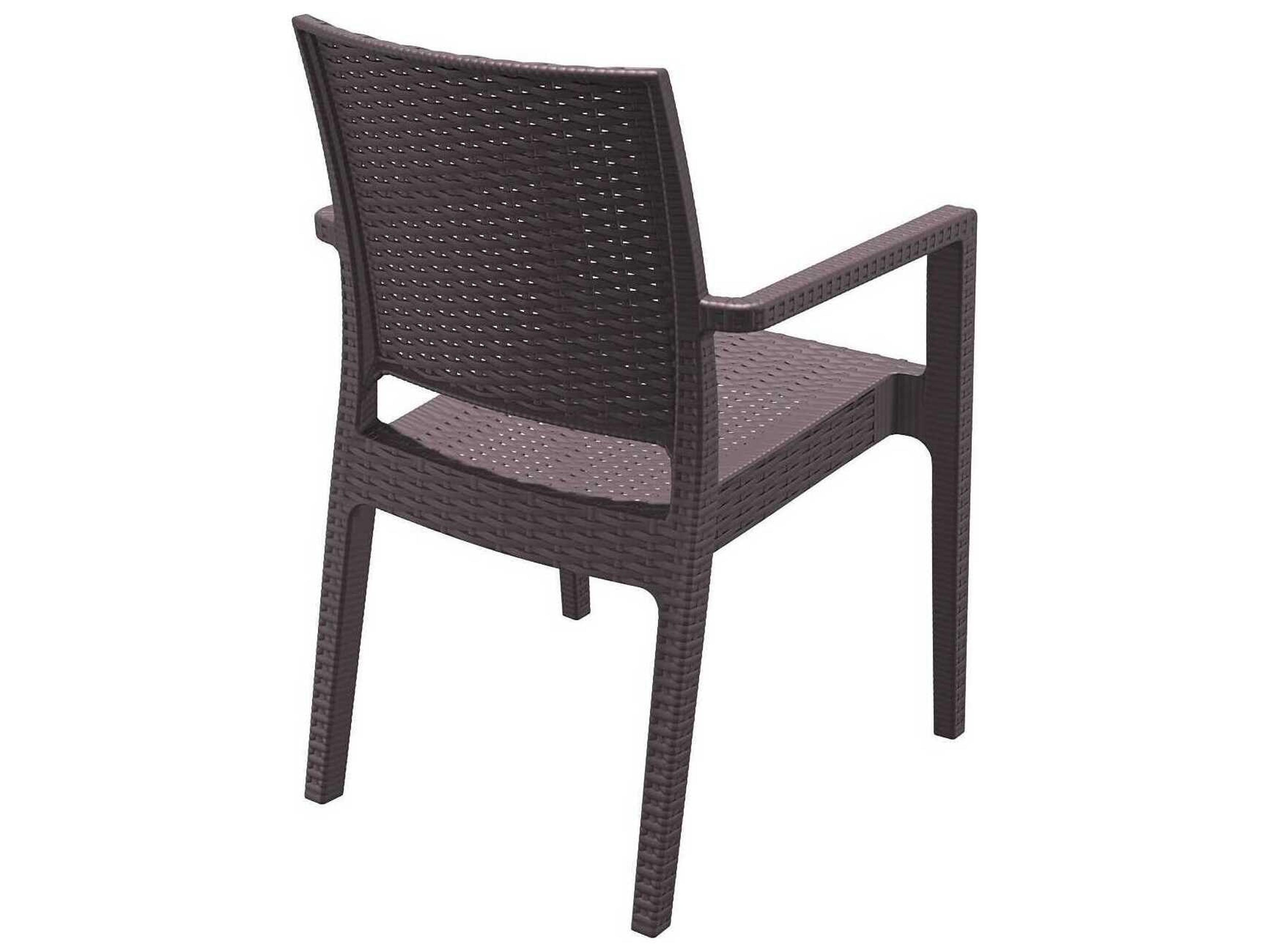 Compamia Ibiza Brown Resin Dining Chair