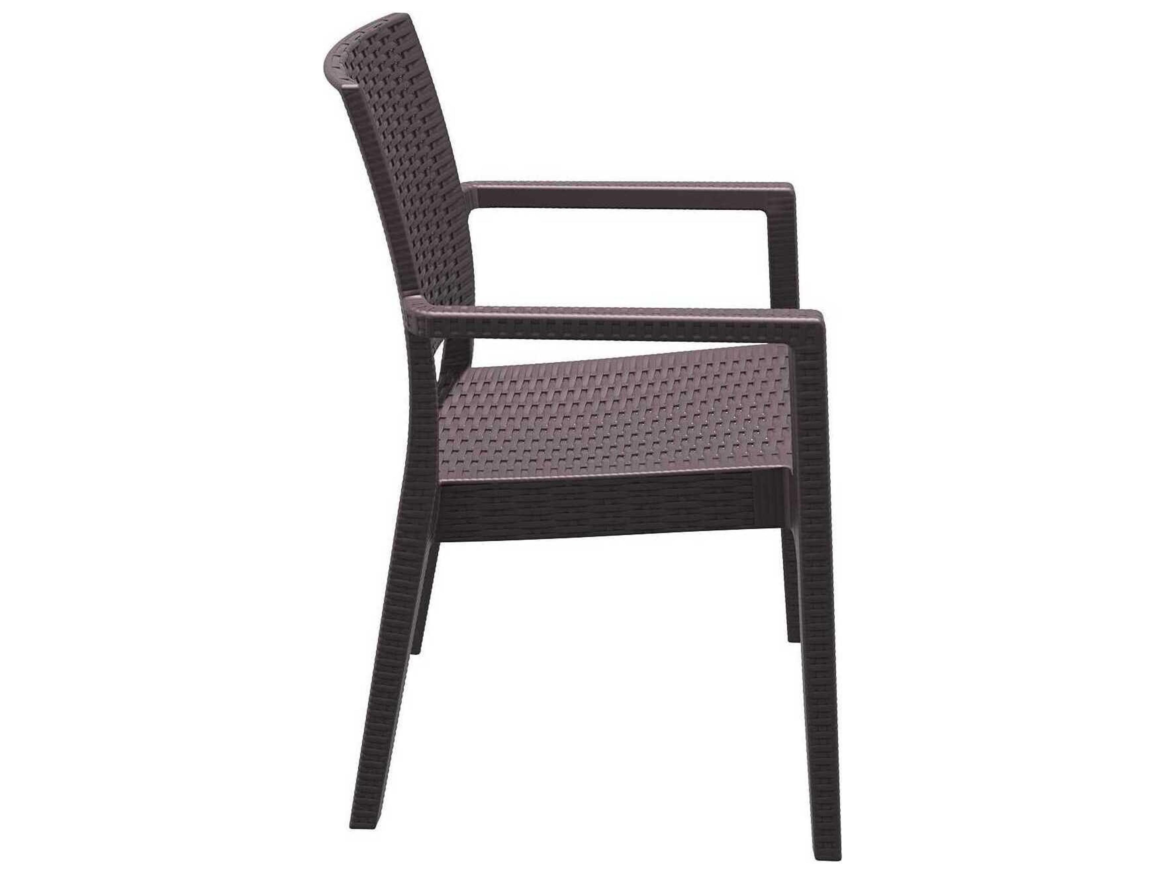 Compamia Ibiza Brown Resin Dining Chair