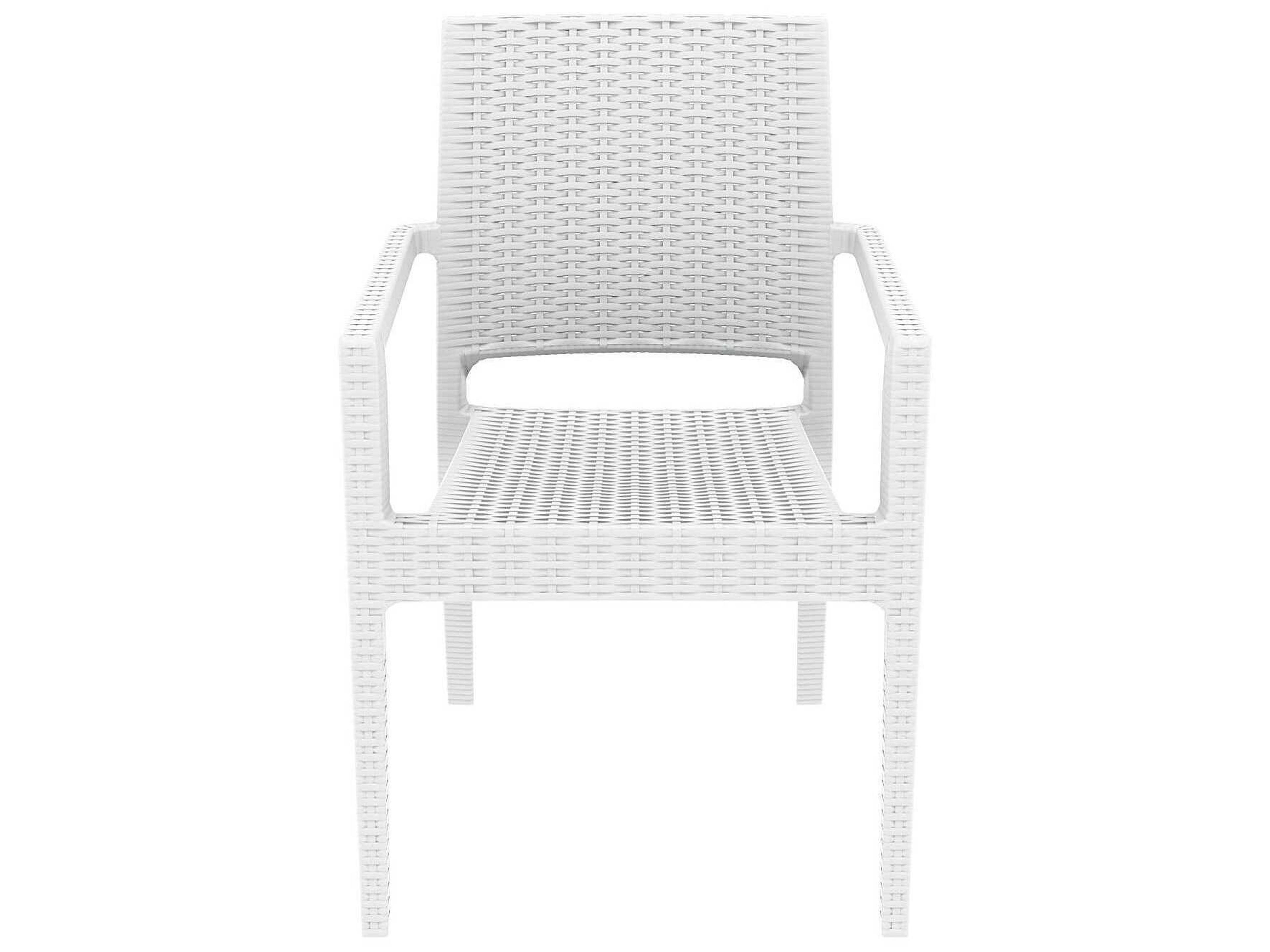 Compamia Ibiza White Resin Dining Chair