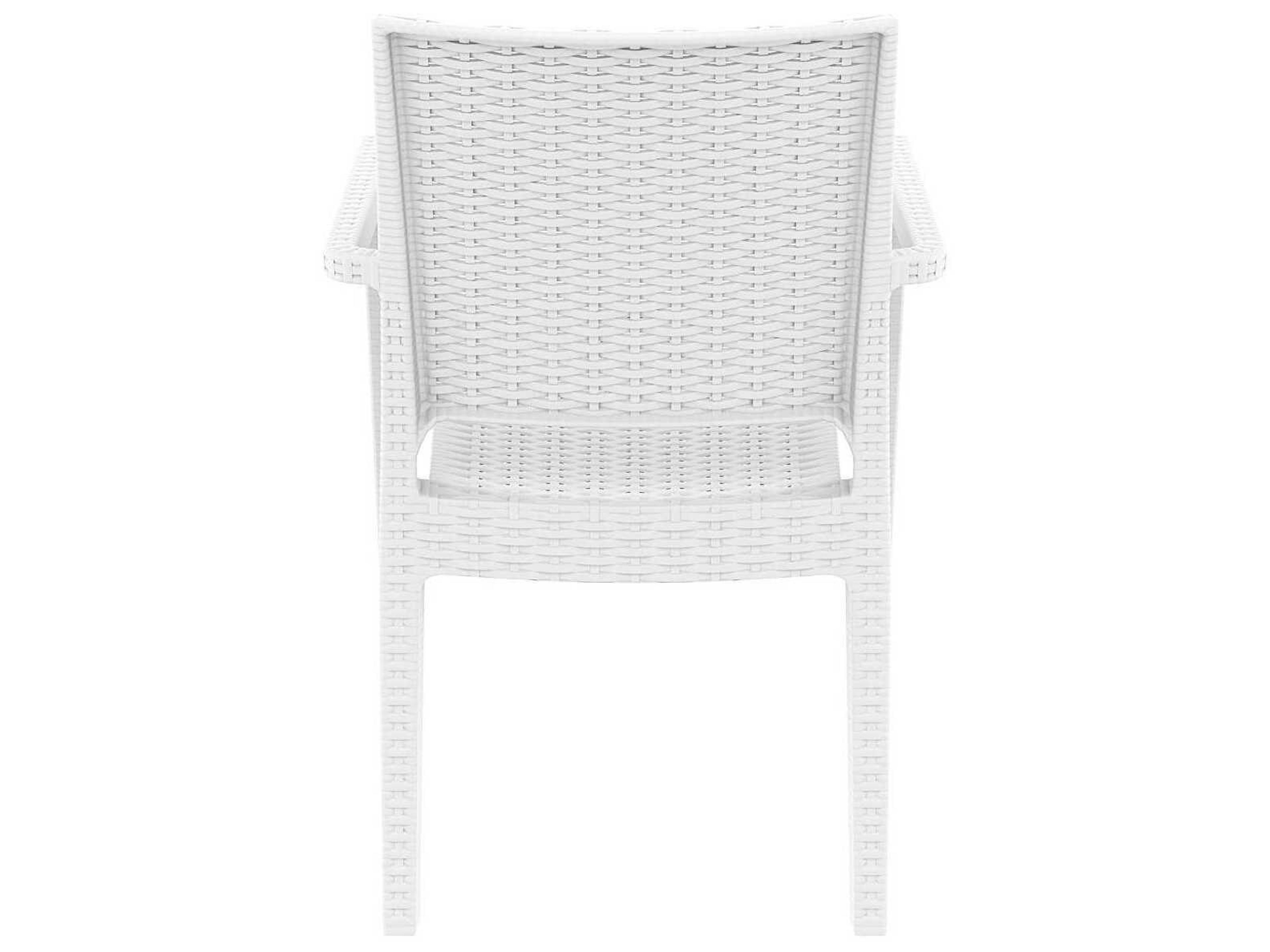 Compamia Ibiza White Resin Dining Chair