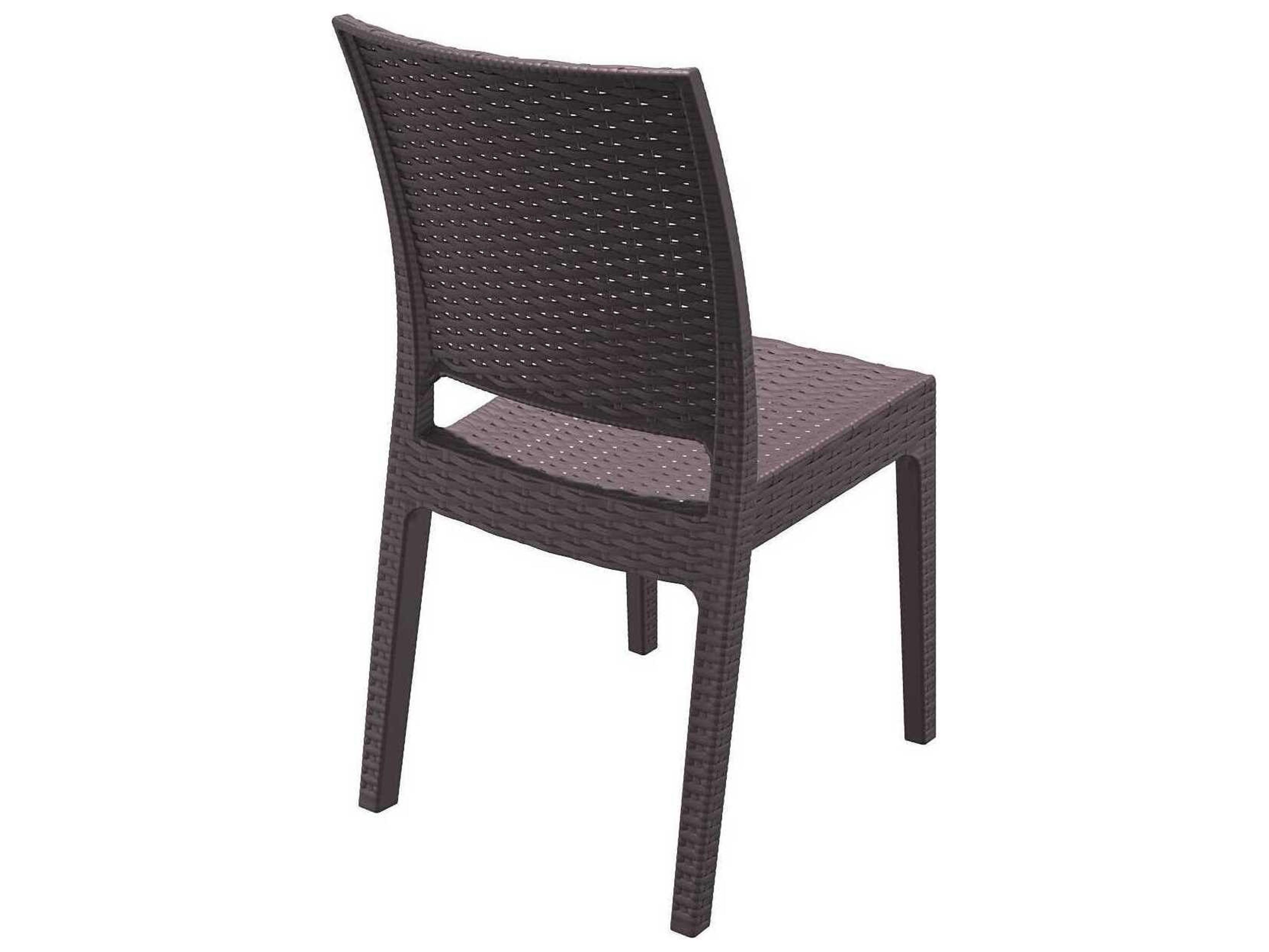 Compamia Florida Brown Resin Dining Chair