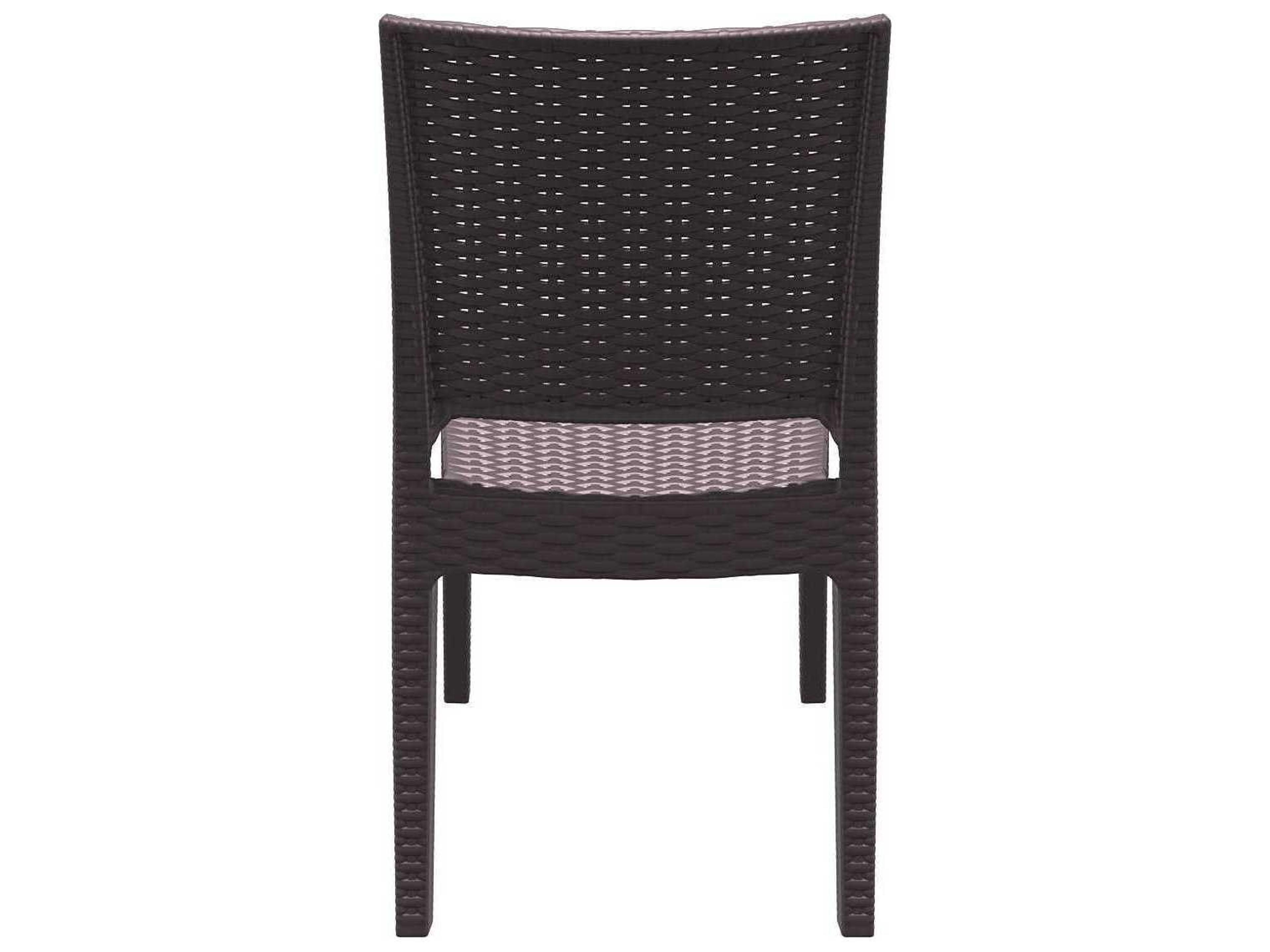 Compamia Florida Brown Resin Dining Chair