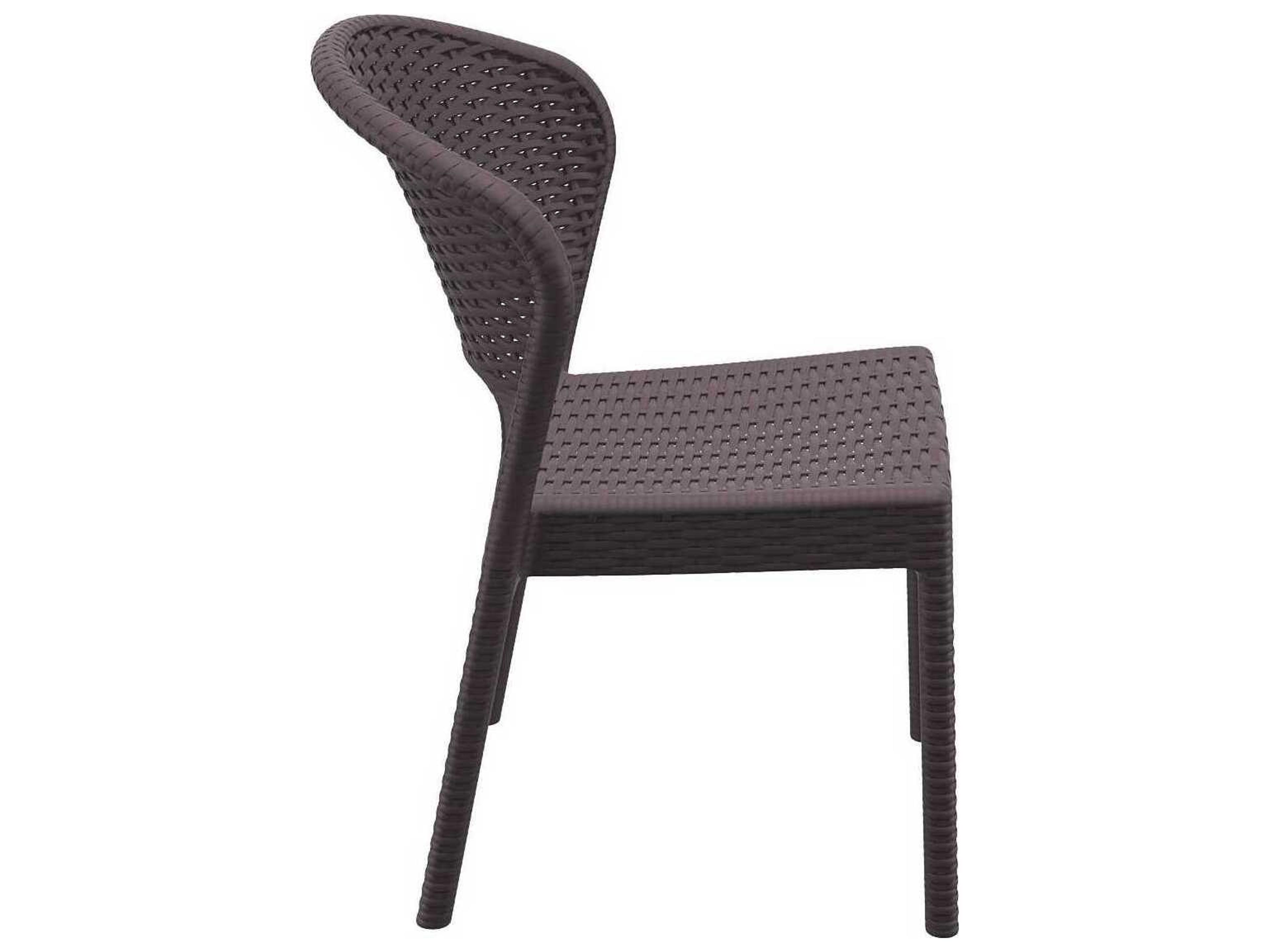 Compamia Daytona Brown Resin Dining Chair