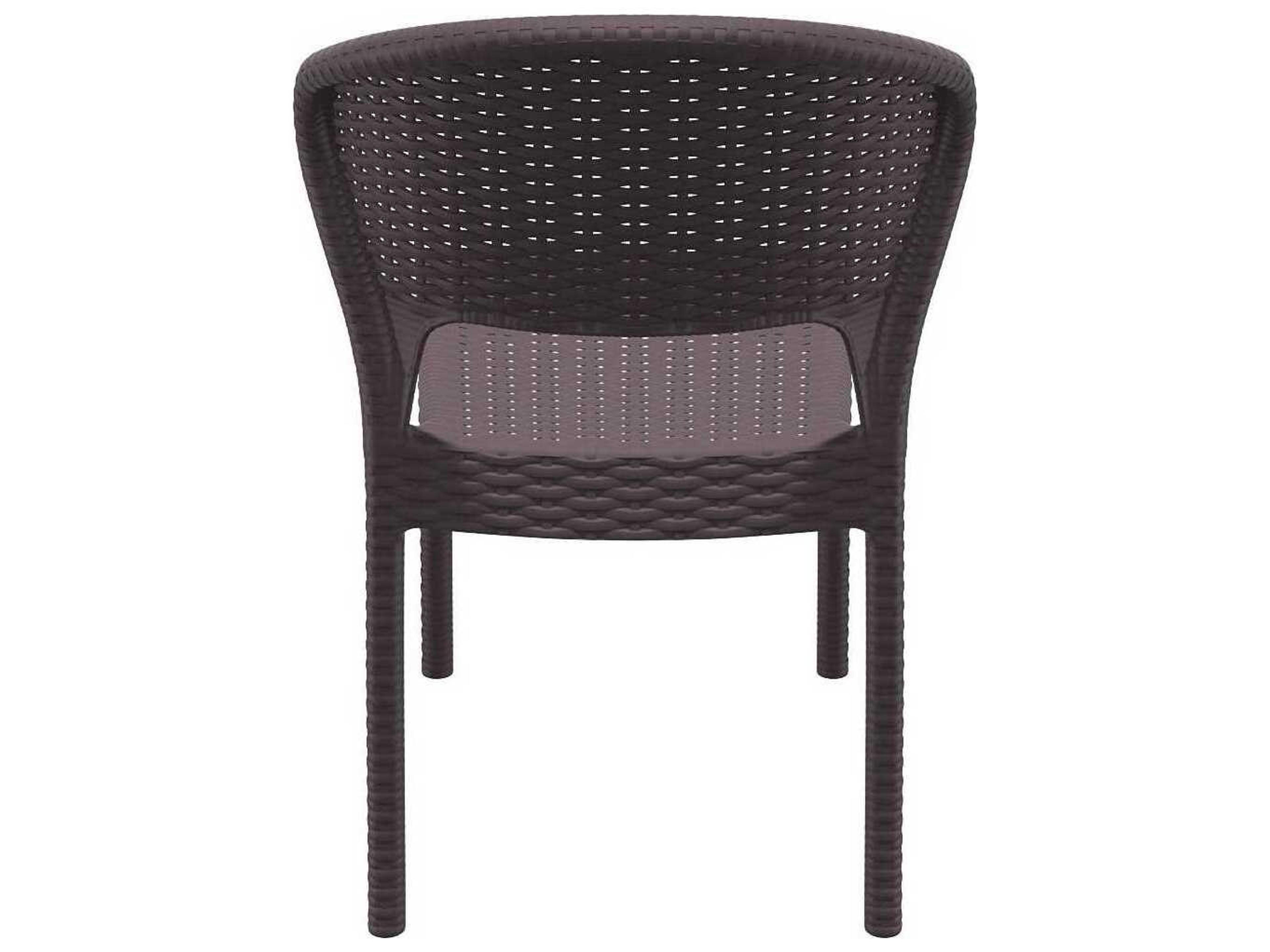 Compamia Daytona Brown Resin Dining Chair