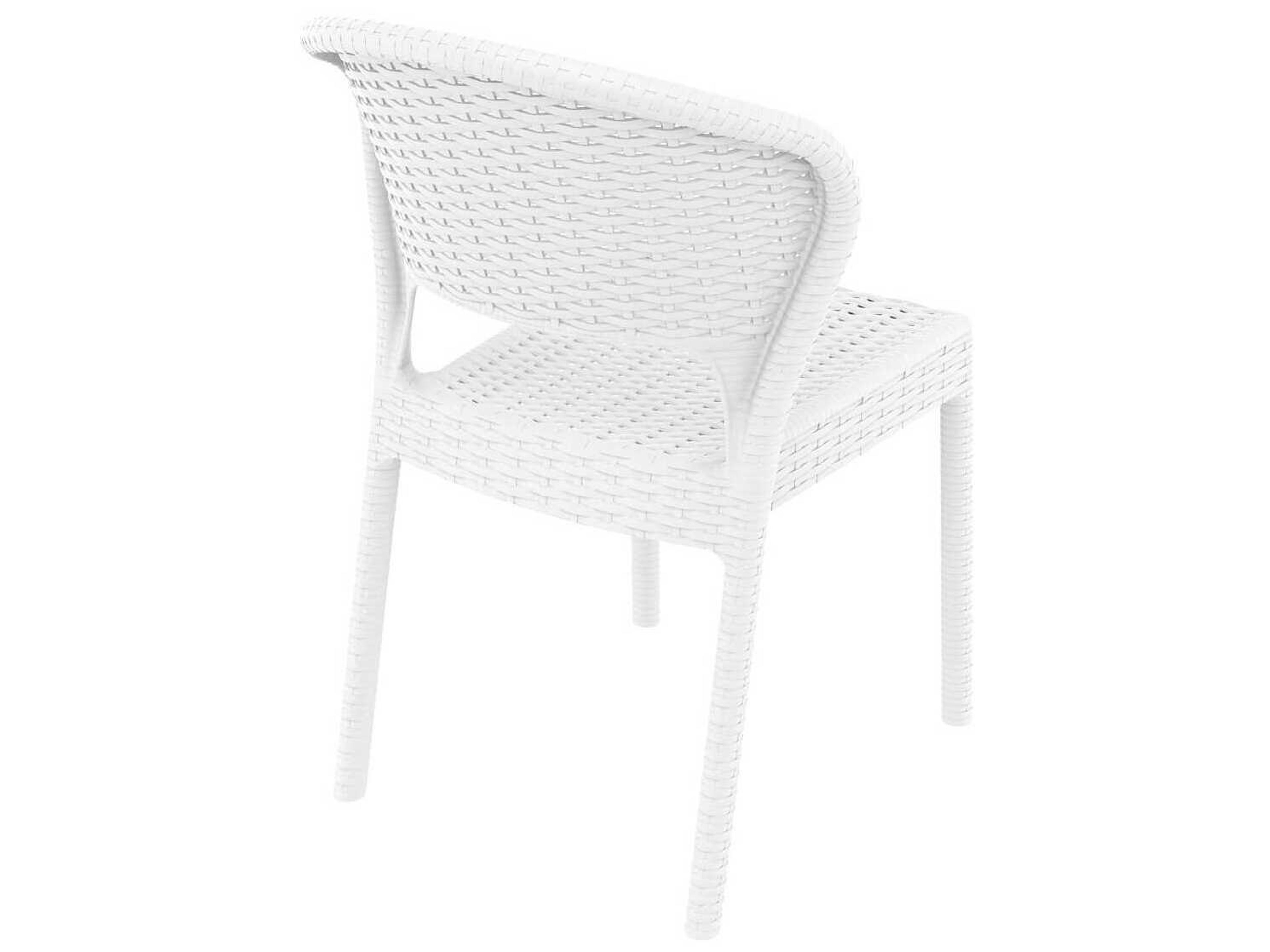 Compamia Daytona White Resin Dining Chair