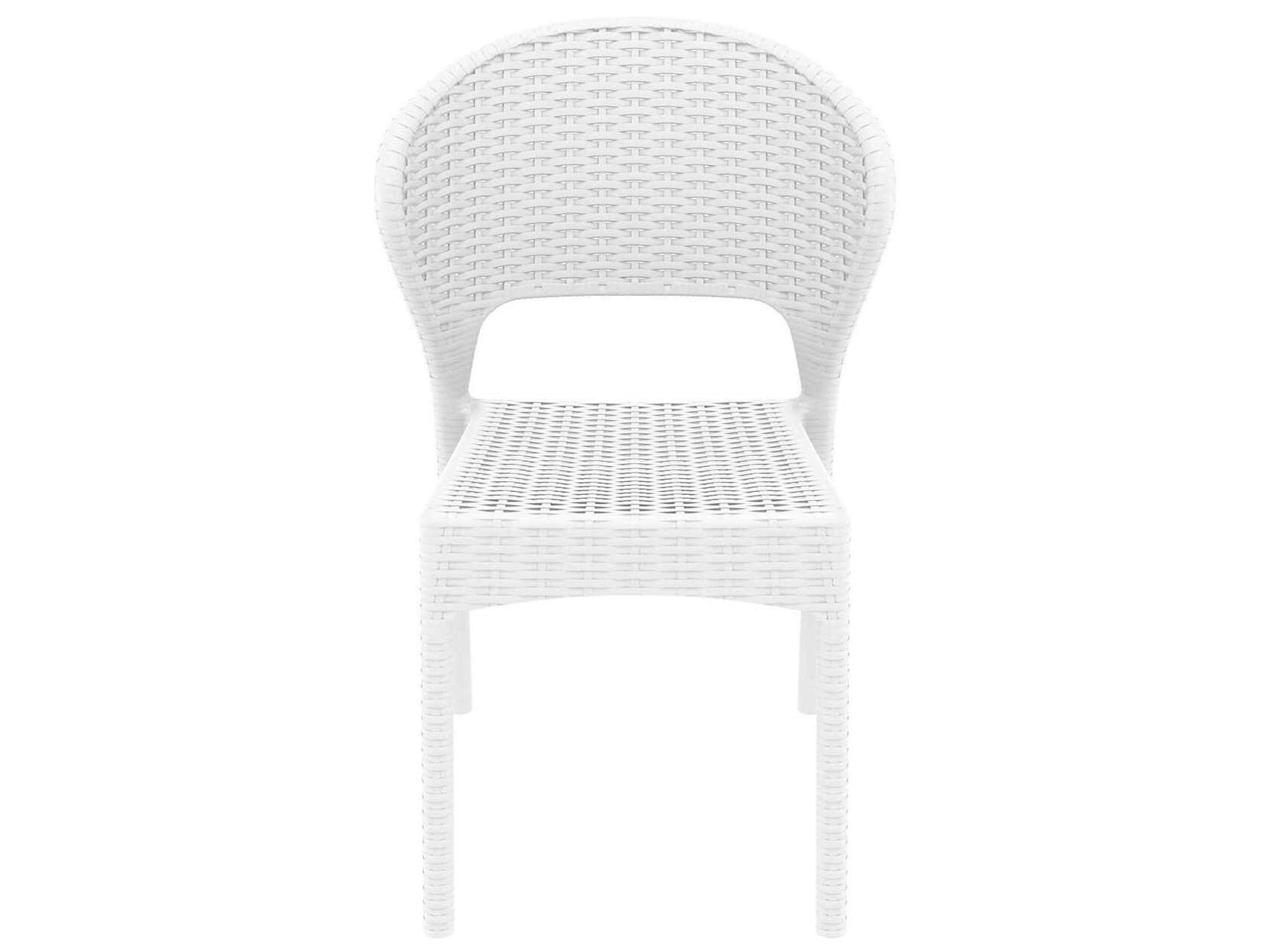 Compamia Daytona White Resin Dining Chair