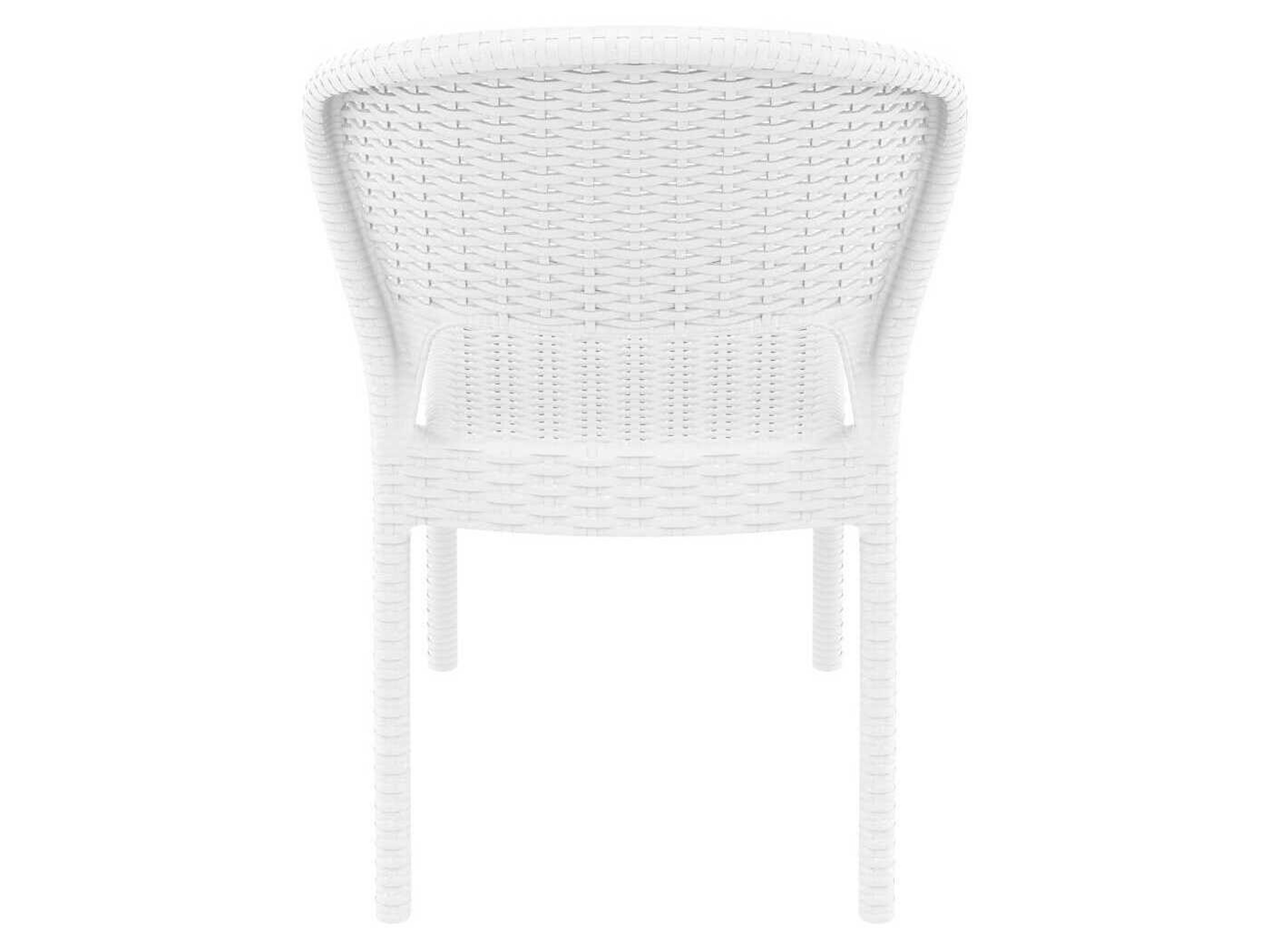 Compamia Daytona White Resin Dining Chair