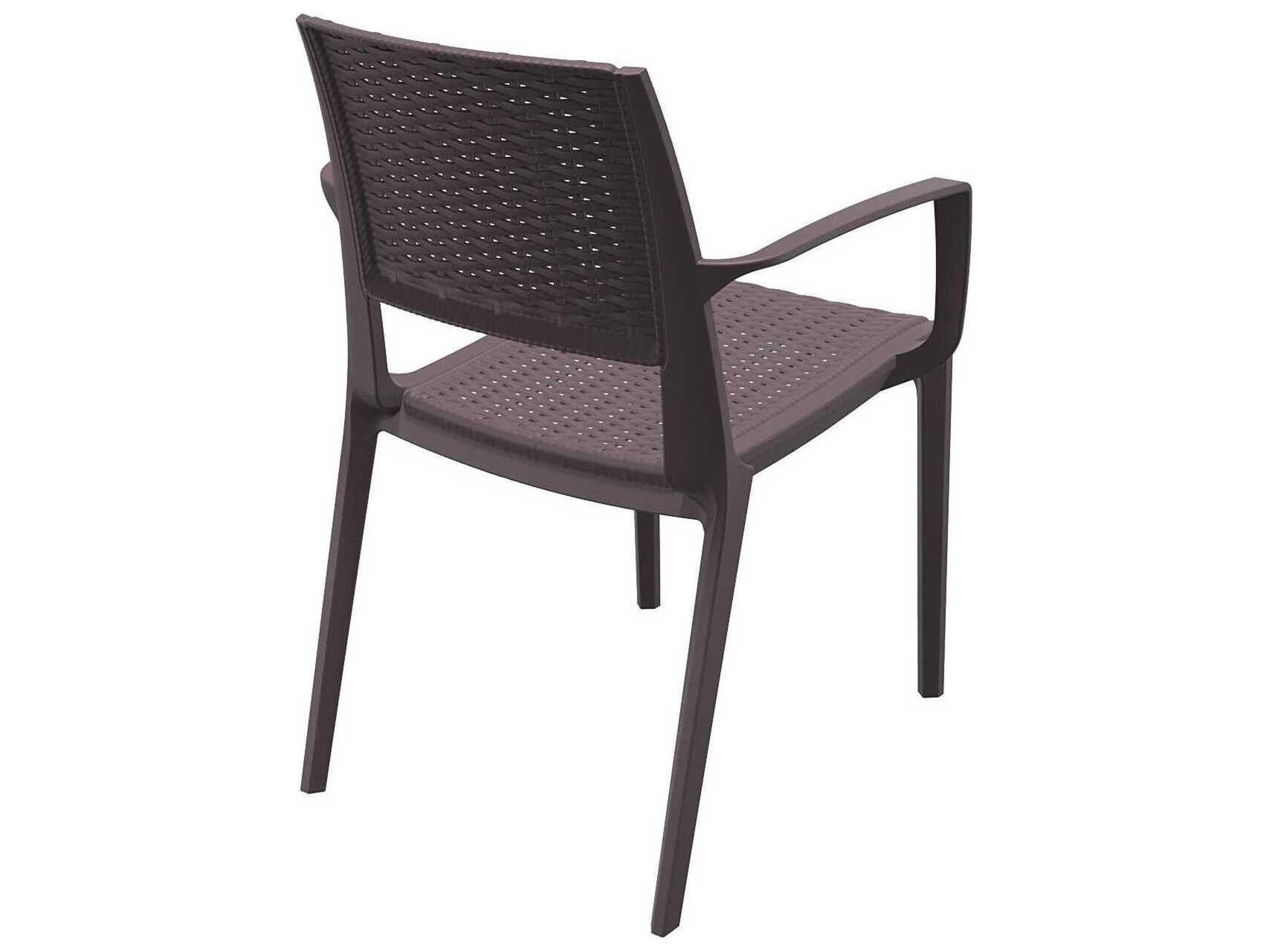 Compamia Capri Brown Resin Dining Chair