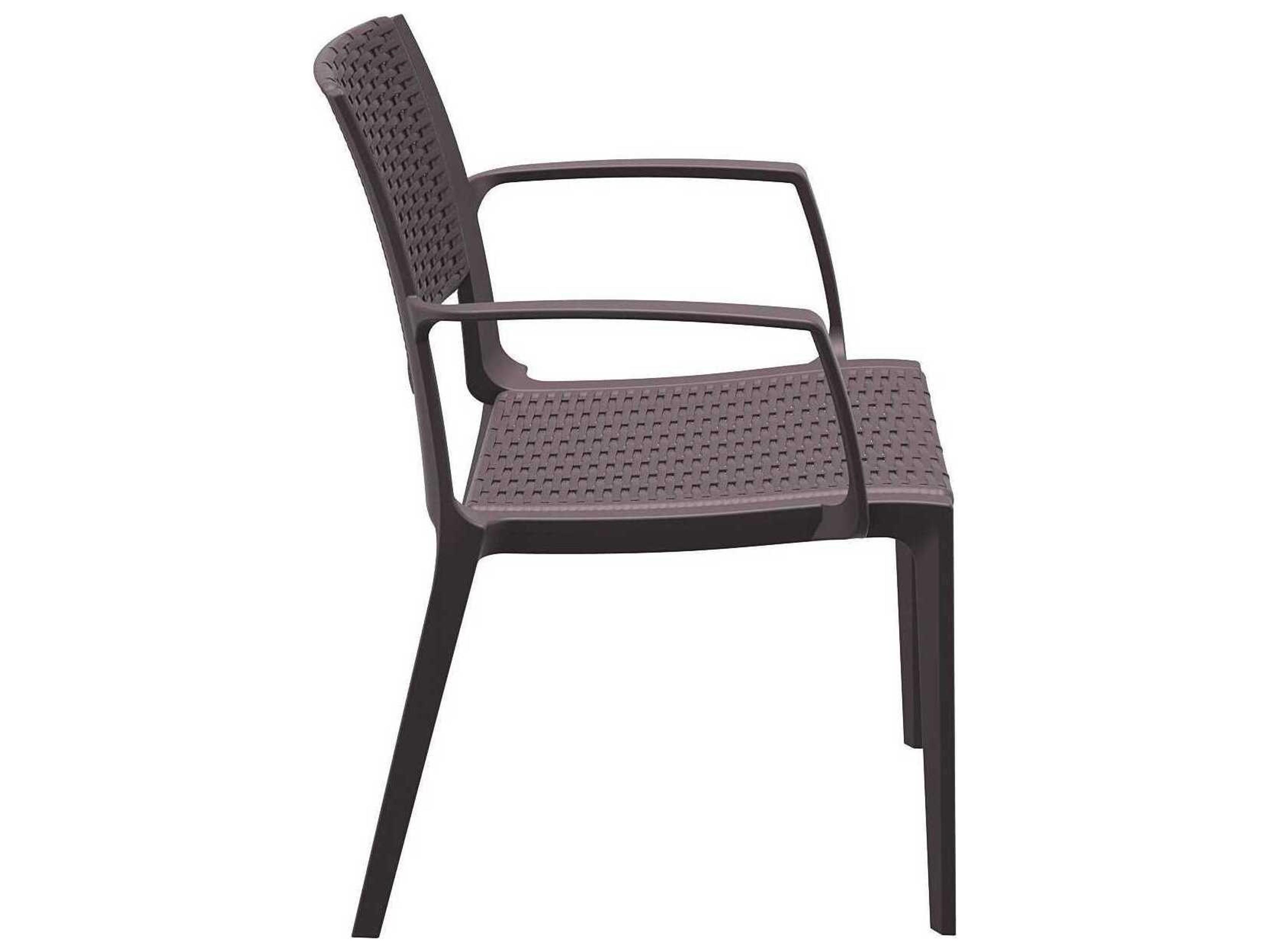 Compamia Capri Brown Resin Dining Chair