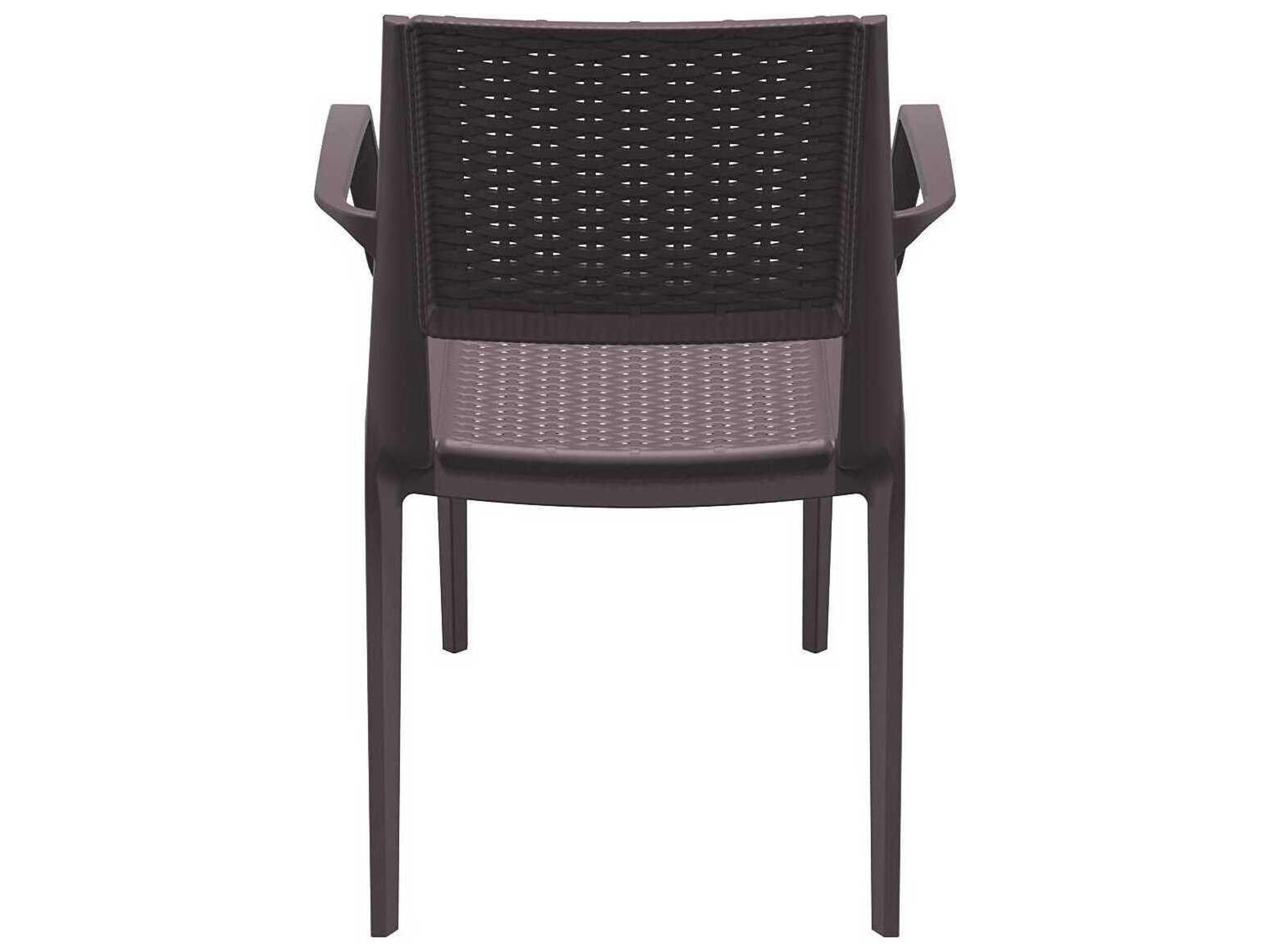 Compamia Capri Brown Resin Dining Chair