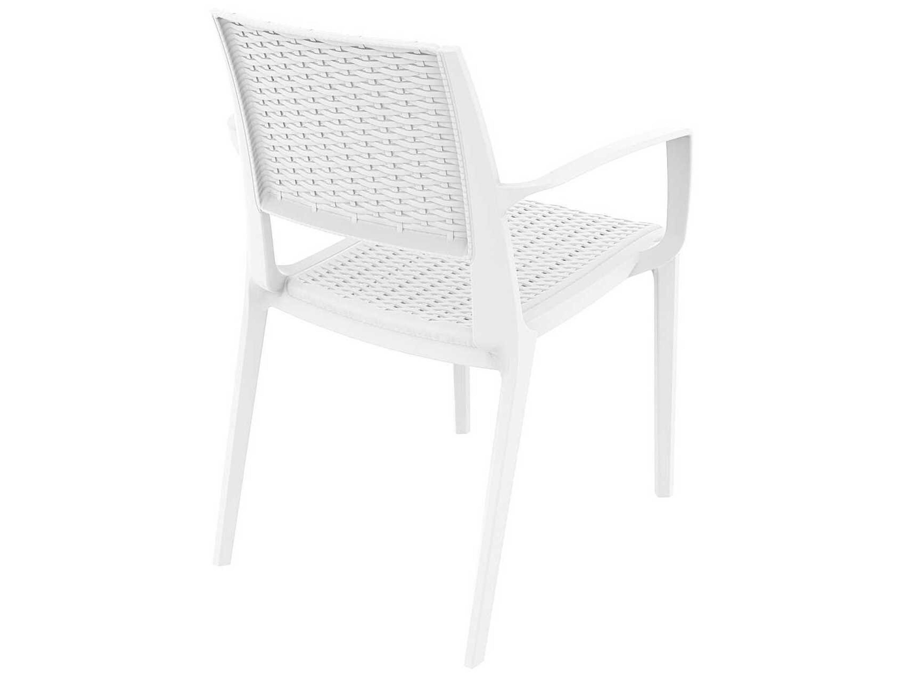 Compamia Capri White Resin Dining Chair