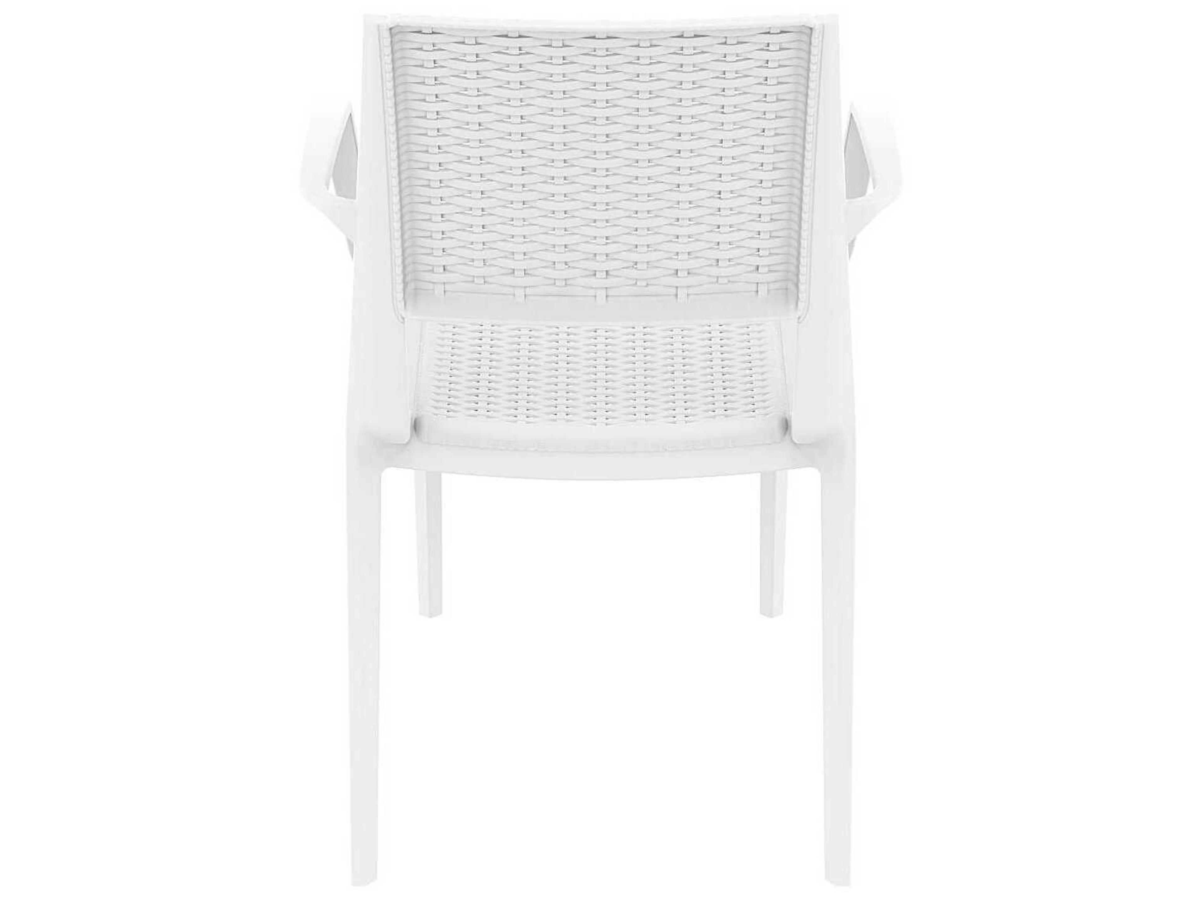 Compamia Capri White Resin Dining Chair