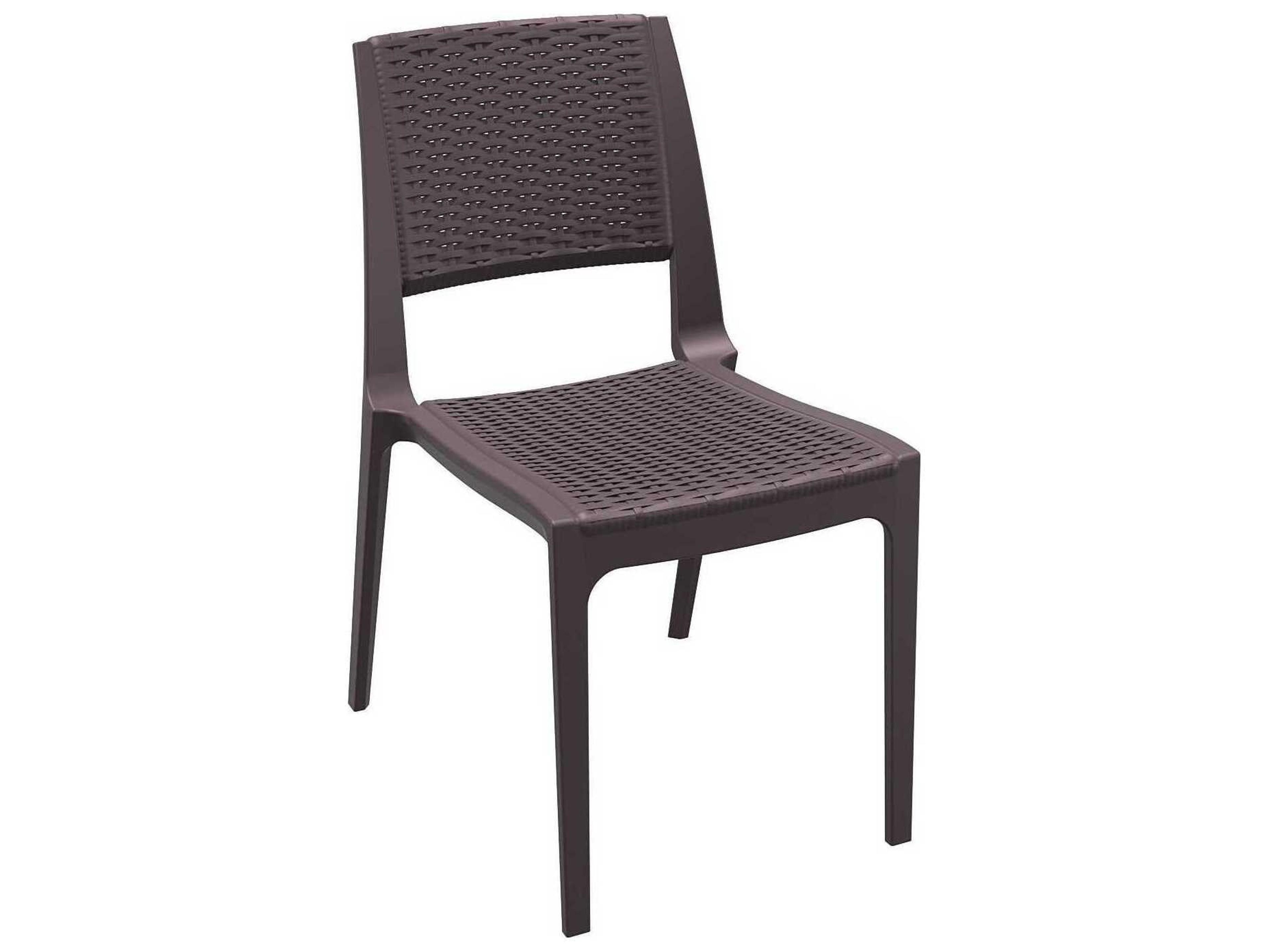 Verona Brown Resin Dining Chair