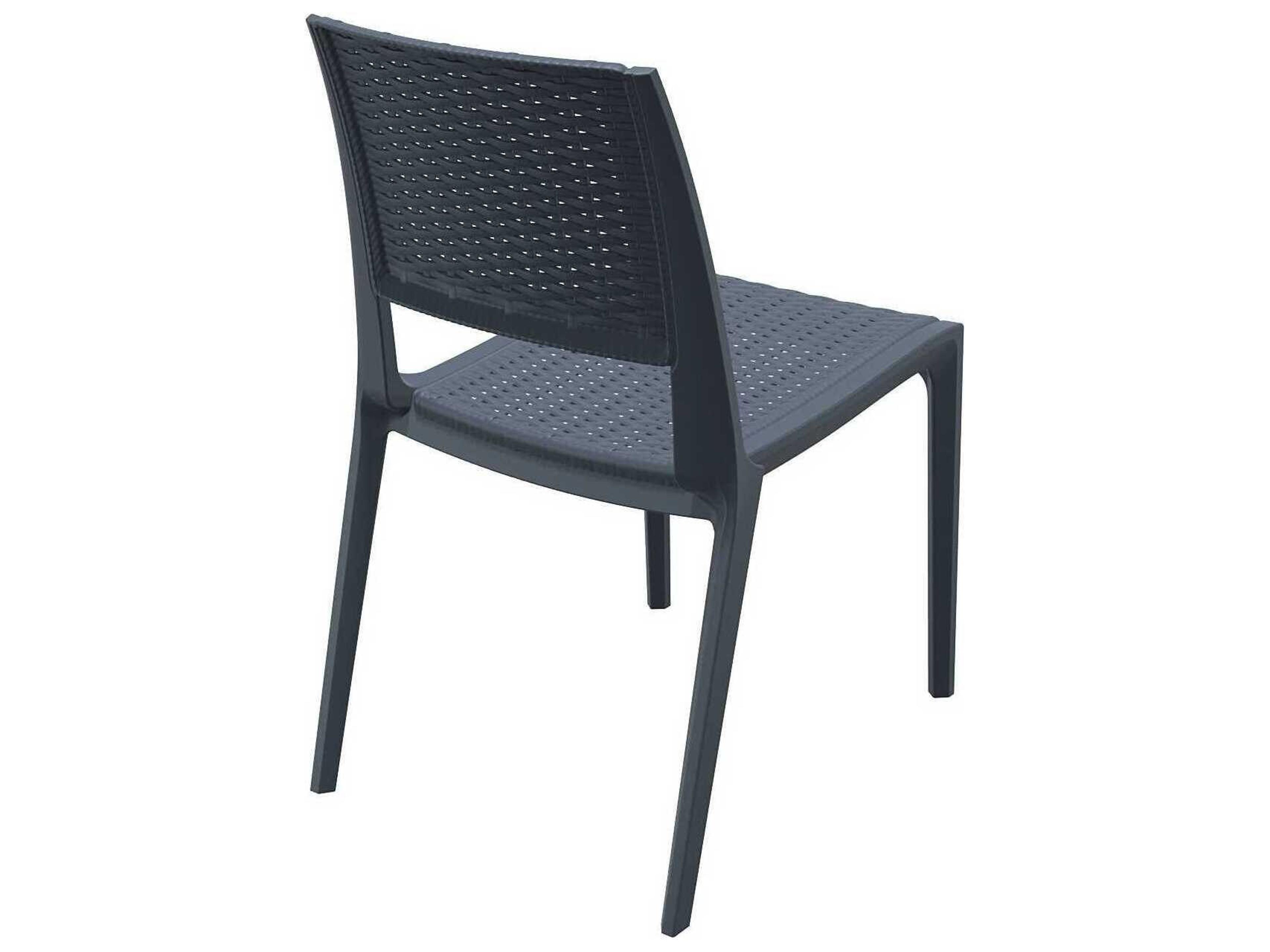 Compamia Verona Dark Gray Resin Dining Chair