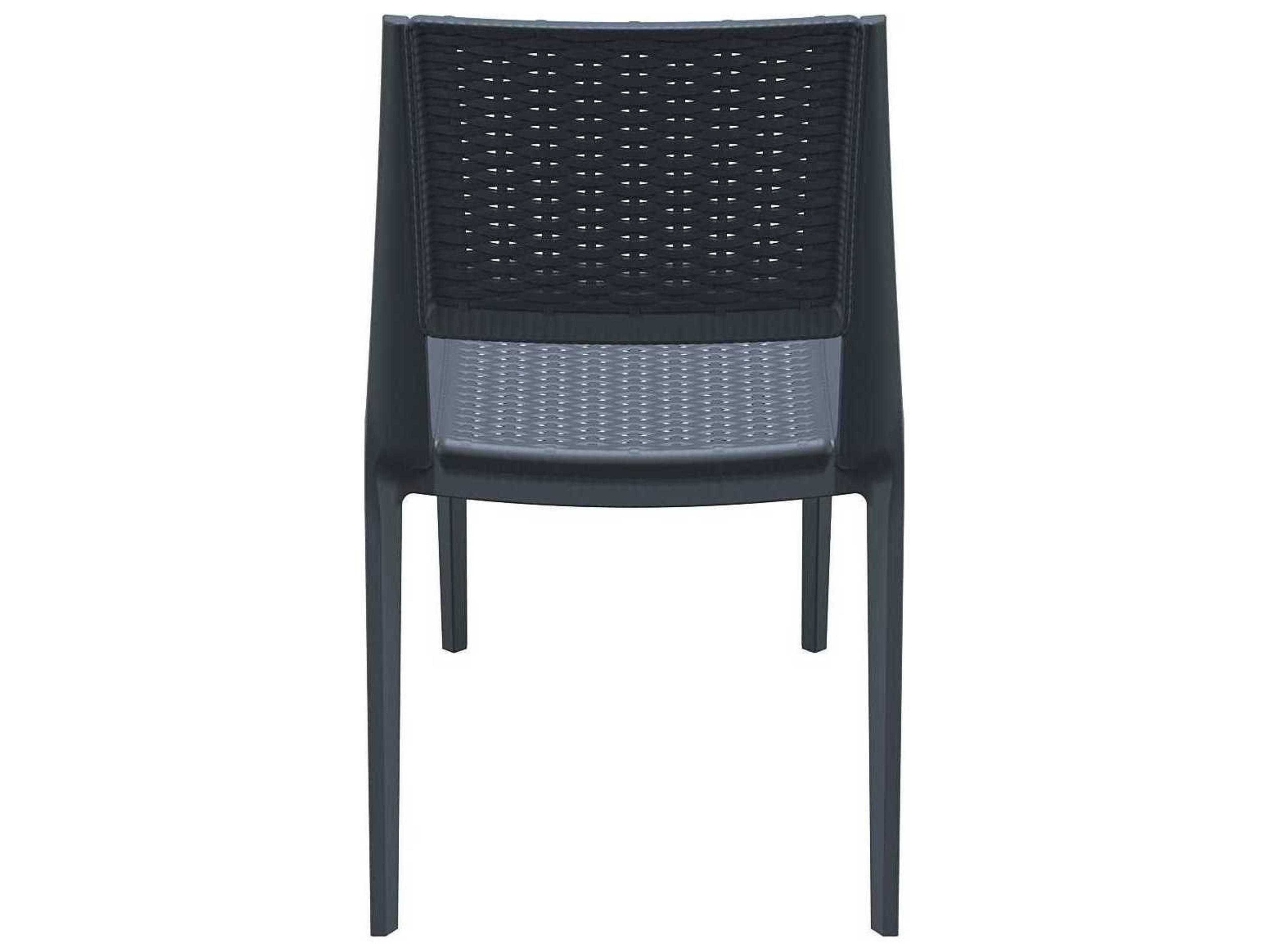 Compamia Verona Dark Gray Resin Dining Chair