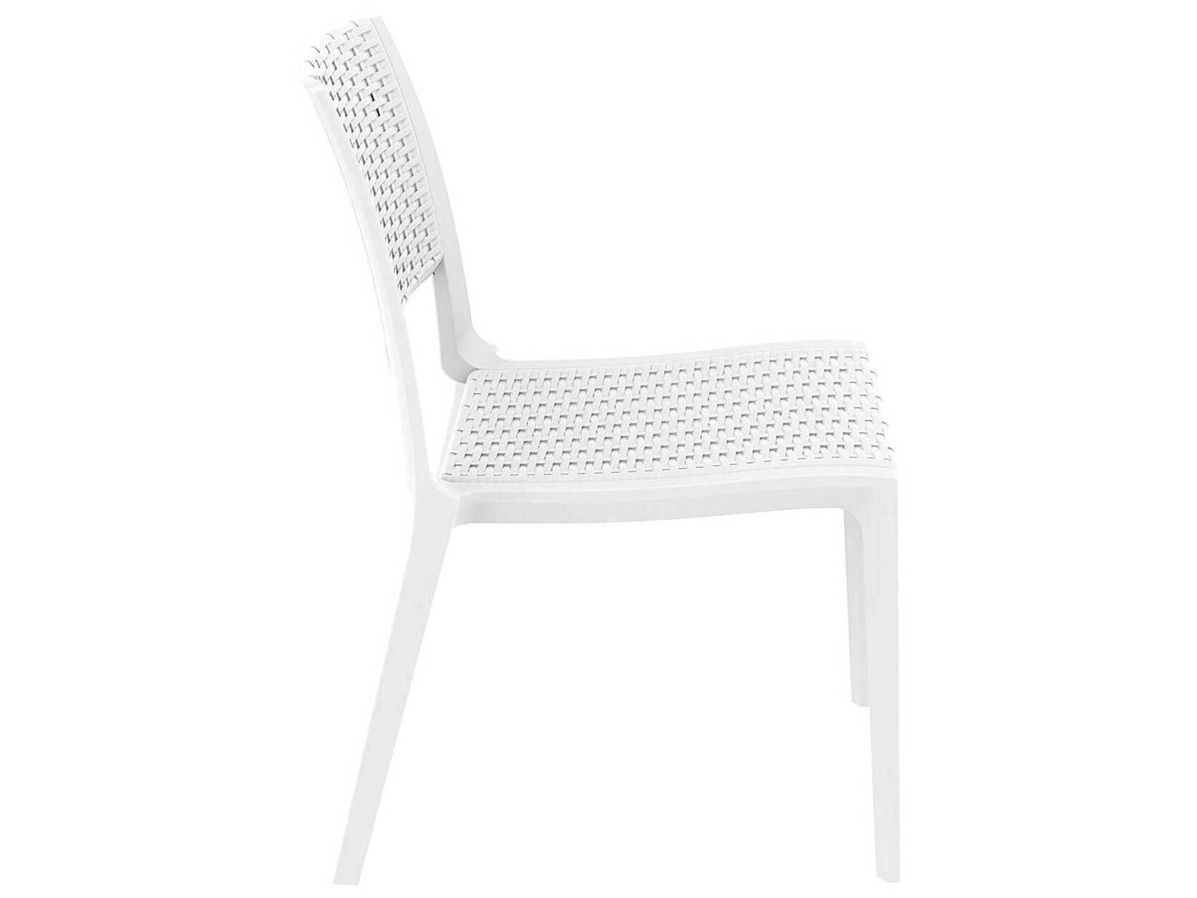 Compamia Verona White Resin Dining Chair