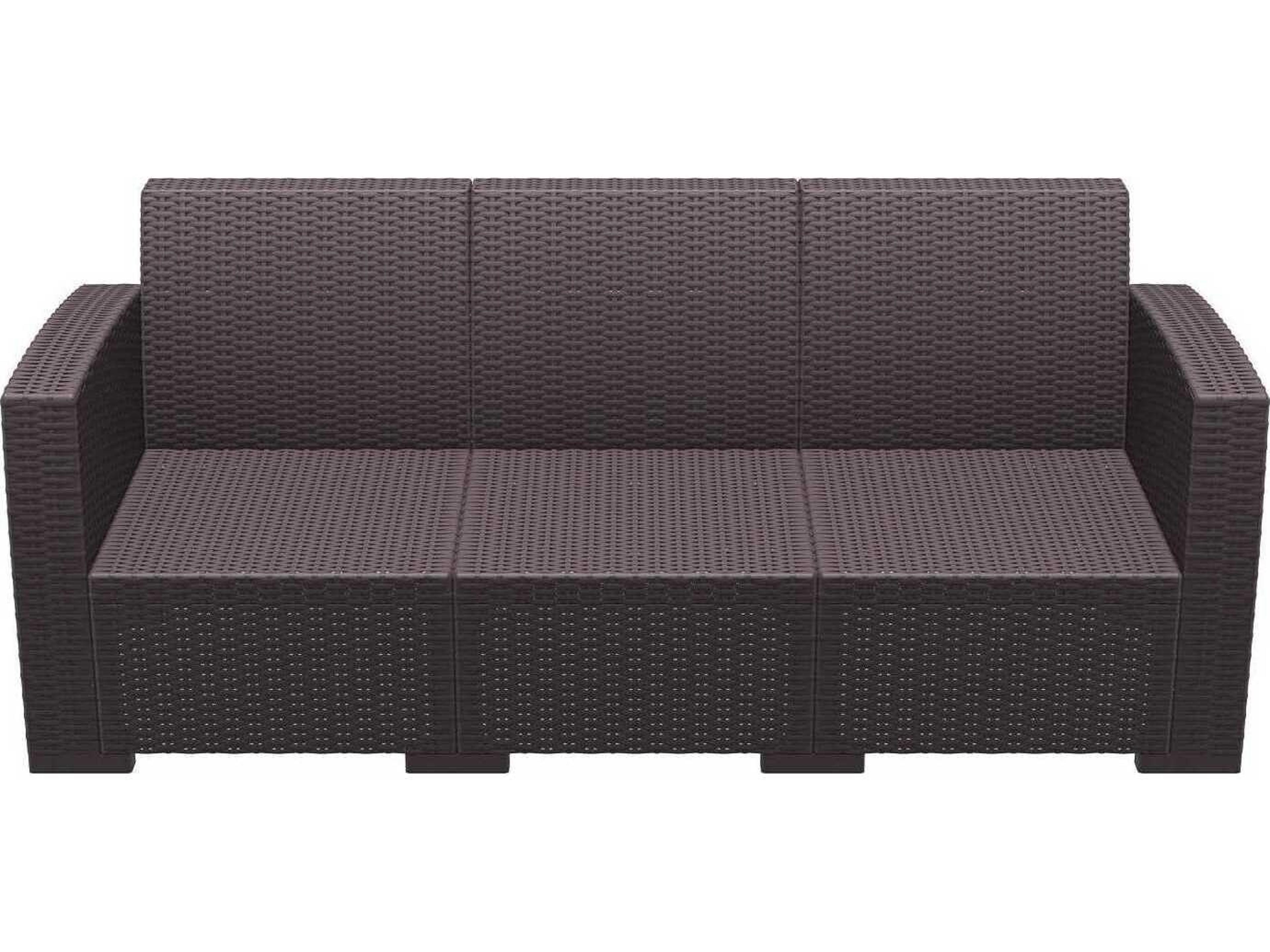 Compamia Monaco Brown Resin Cushion Sofa