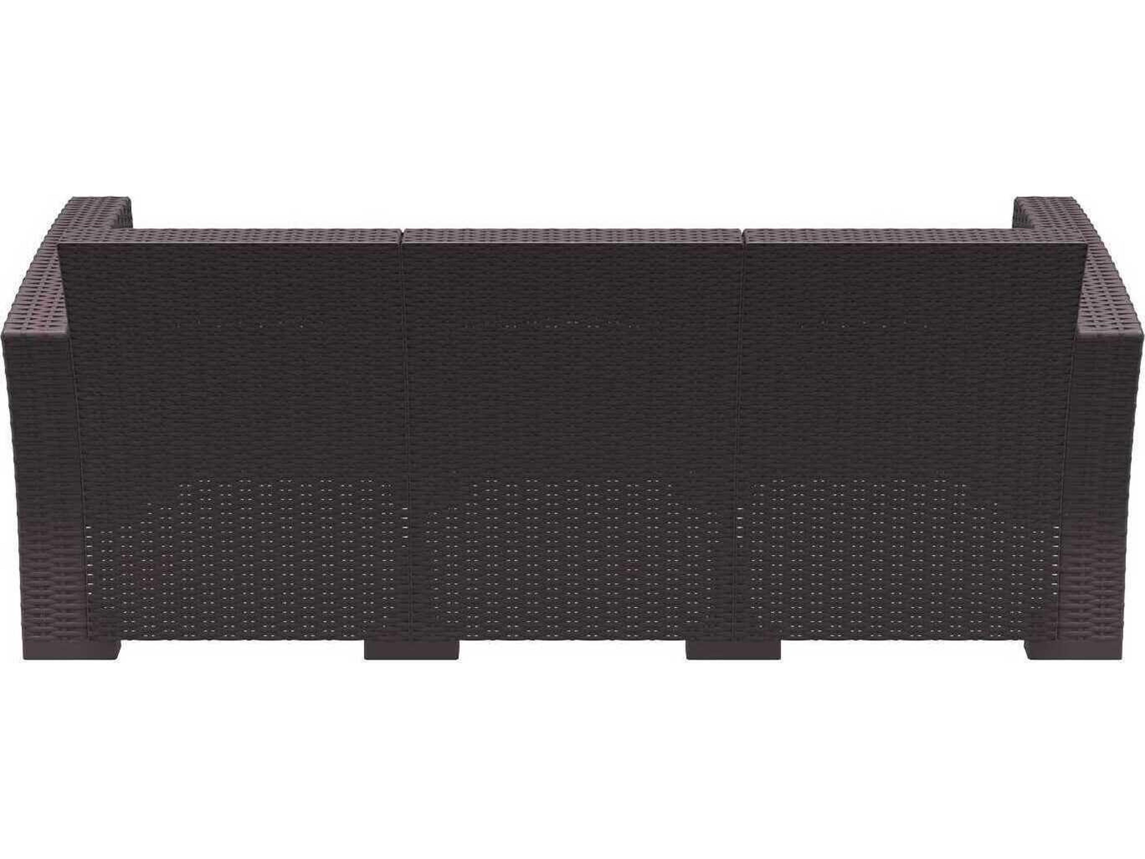 Compamia Monaco Brown Resin Cushion Sofa