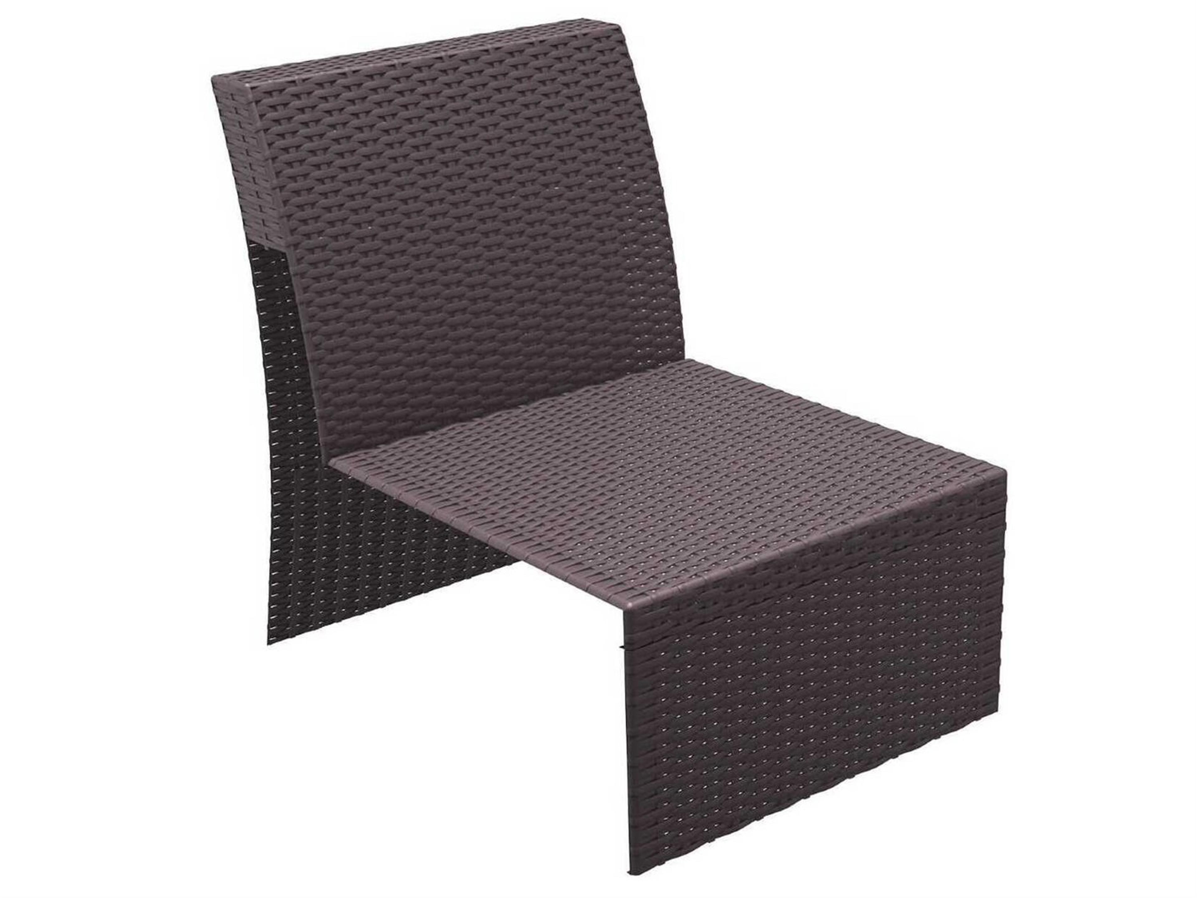 Monaco Brown Resin Lounge Chair