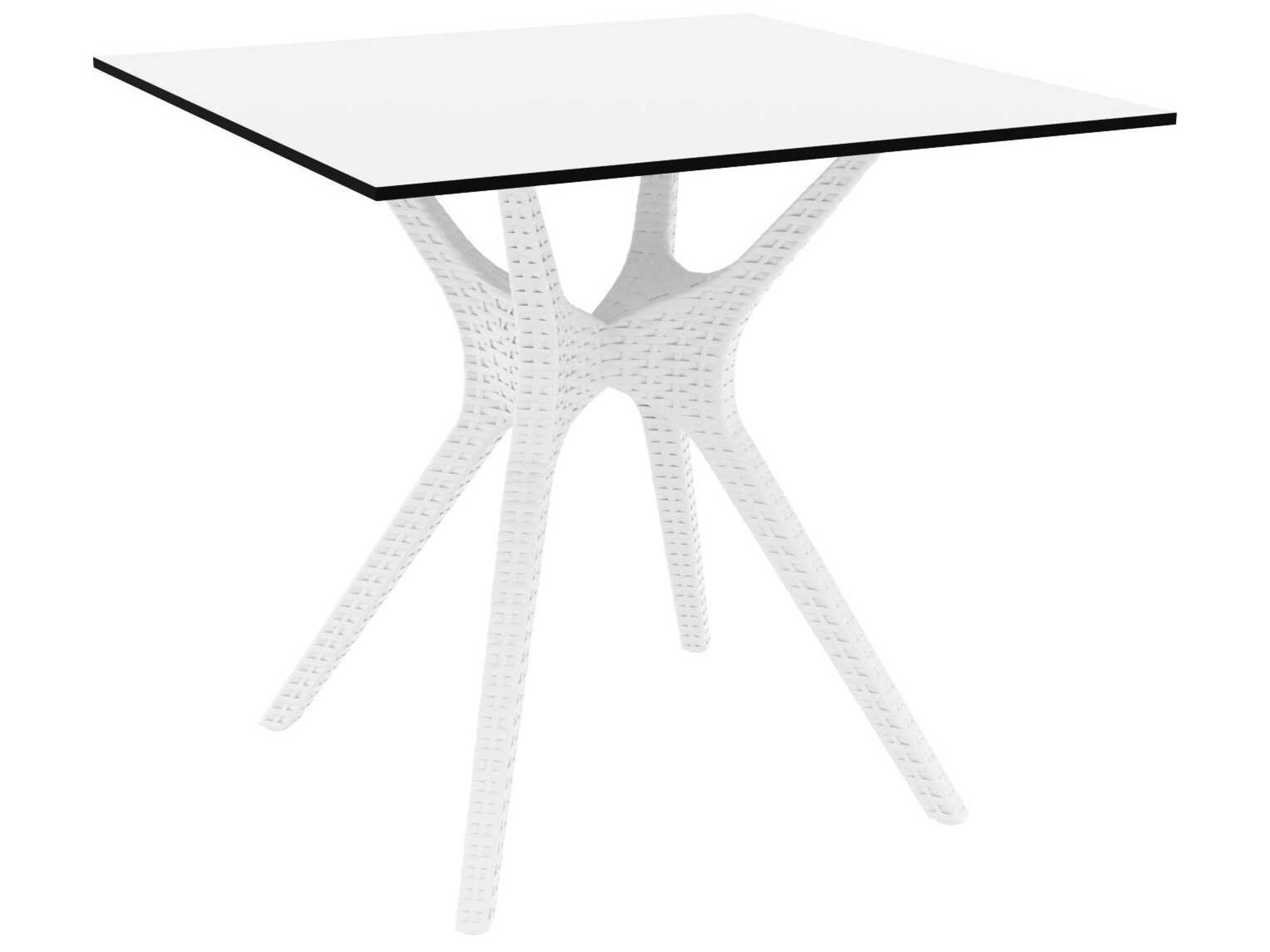 Compamia Ibiza White Resin Dining Set