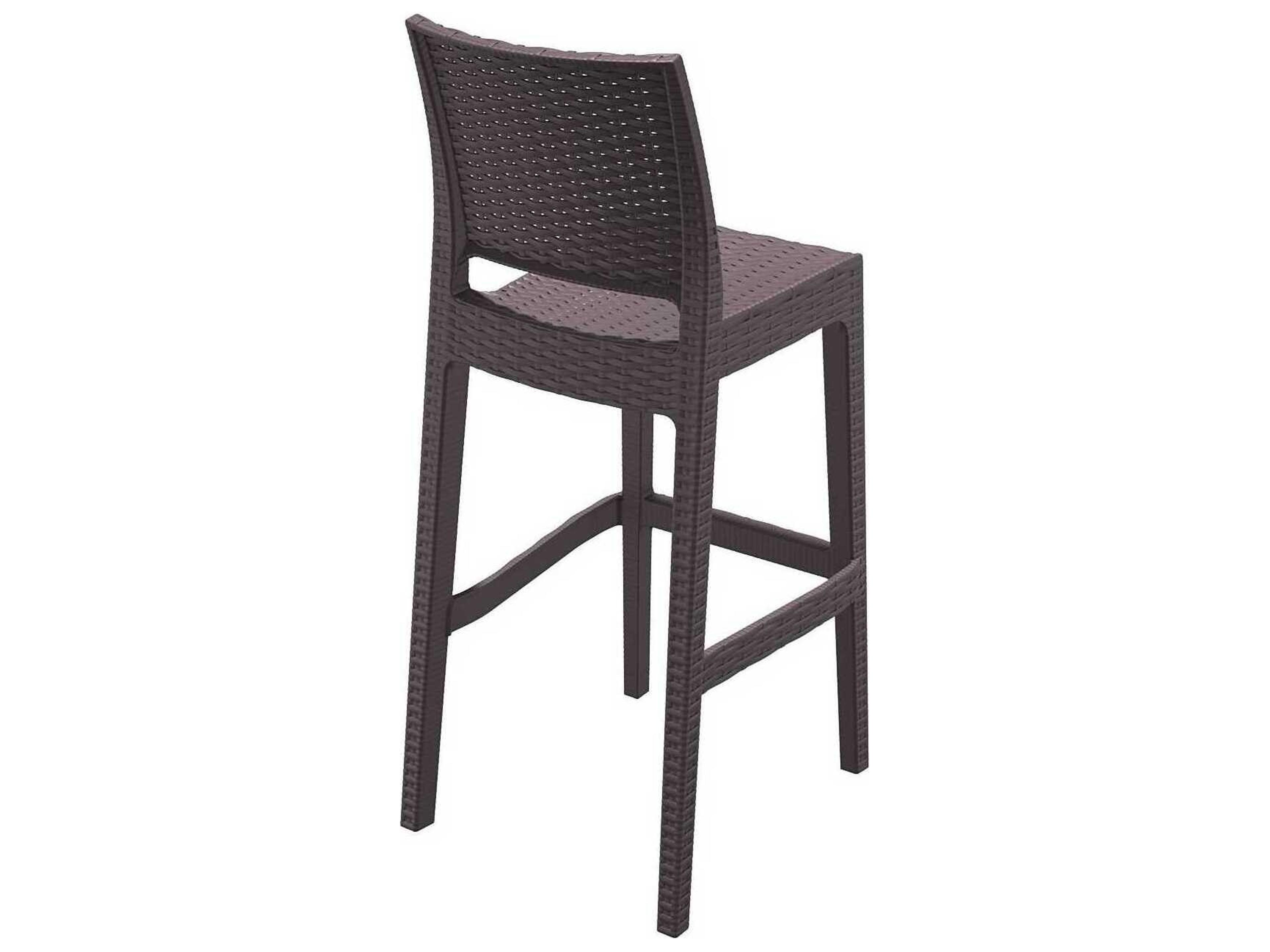 Compamia Jamaica Brown Resin Bar Stool