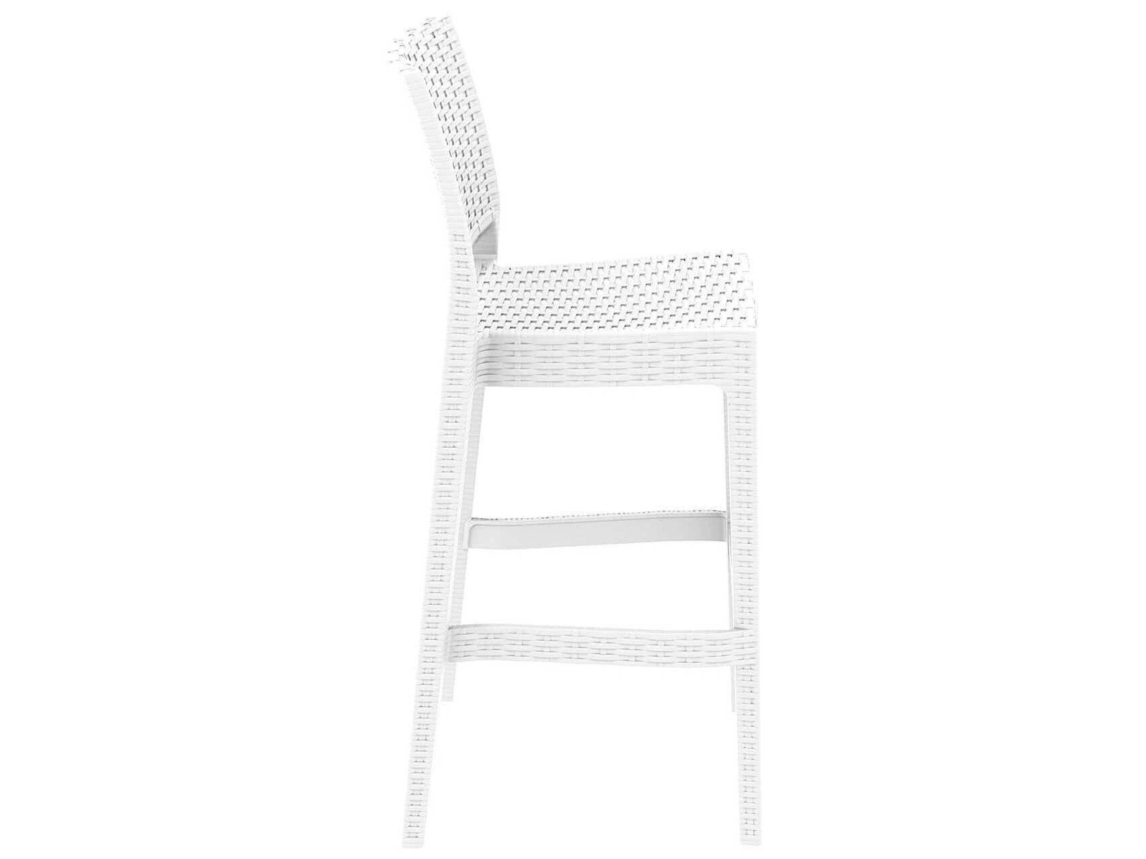 Compamia Jamaica White Resin Bar Stool