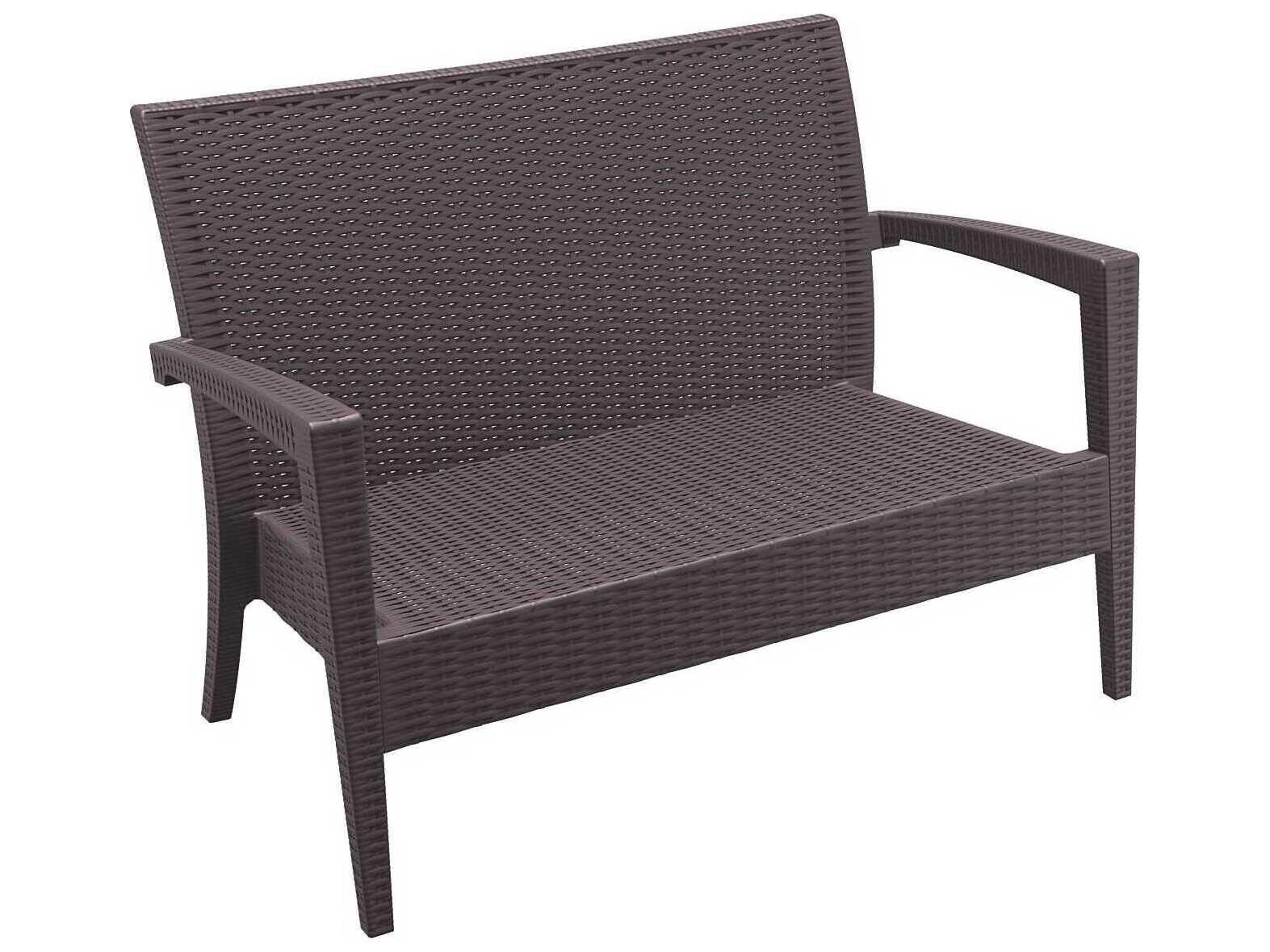 Compamia Miami Brown Resin Cushion Lounge Set