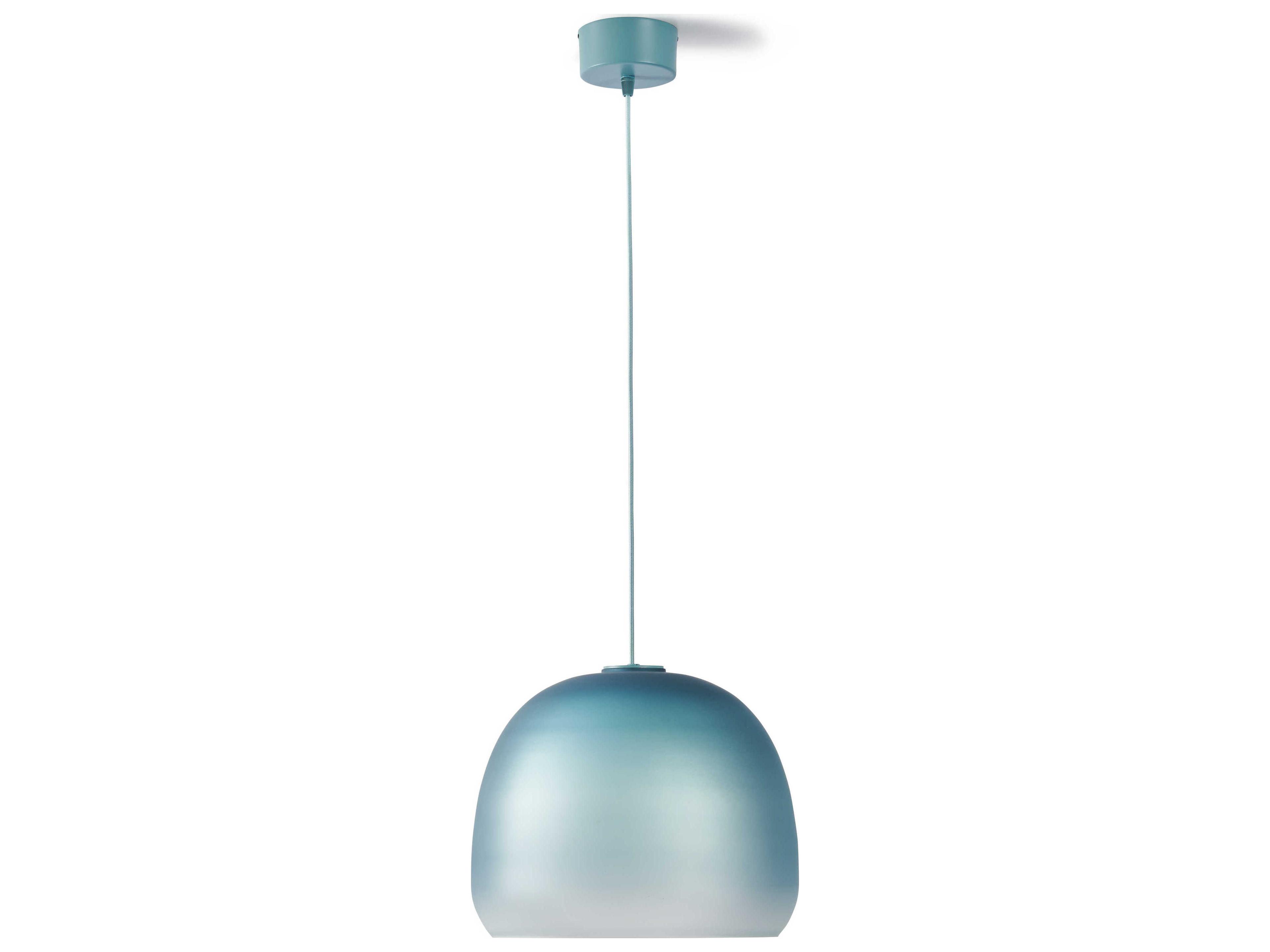 Carpyen Medusa 1-Light Azul Blue Dome Mini Pendant