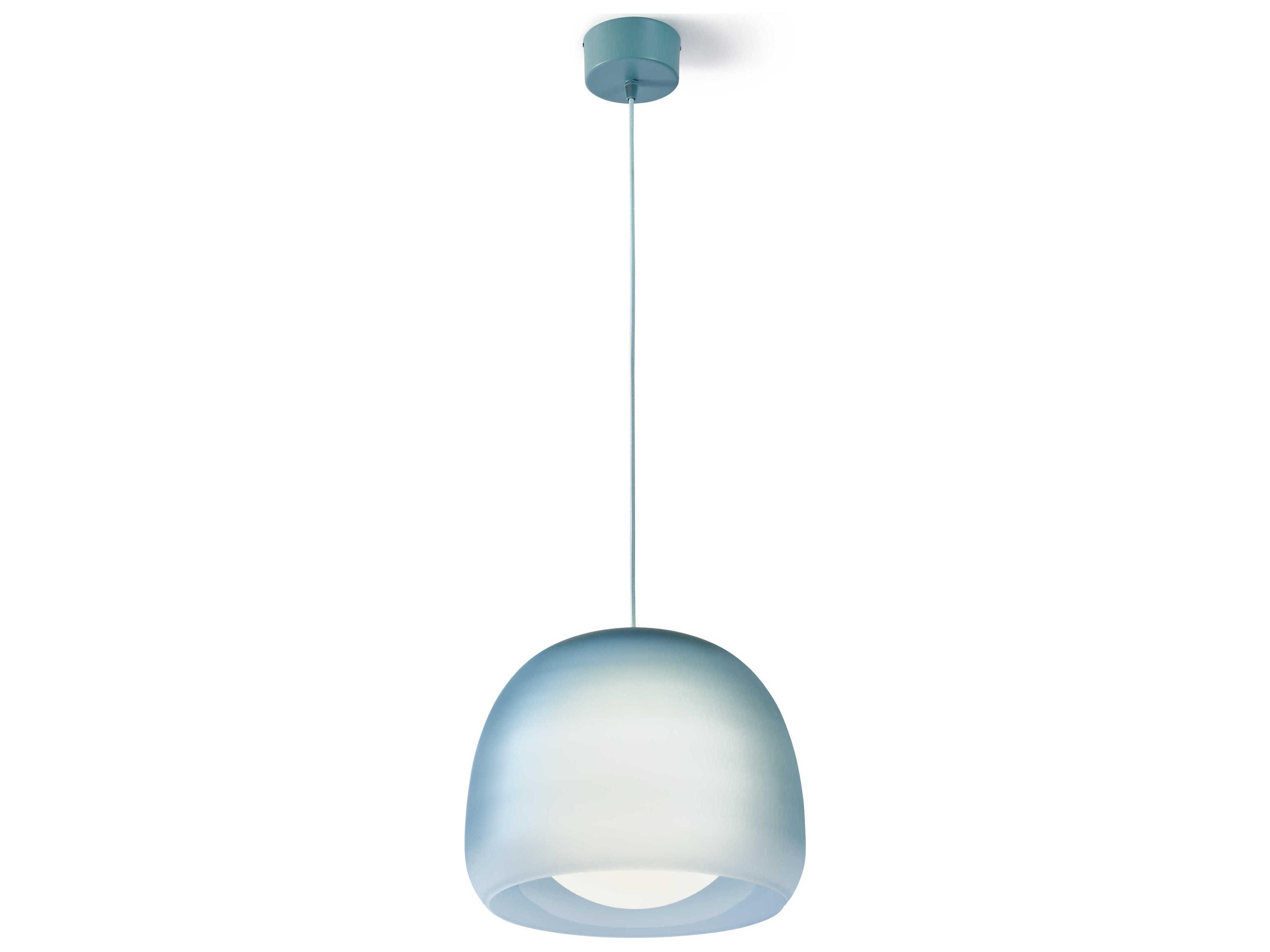 Carpyen Medusa 1-Light Azul Blue Dome Mini Pendant