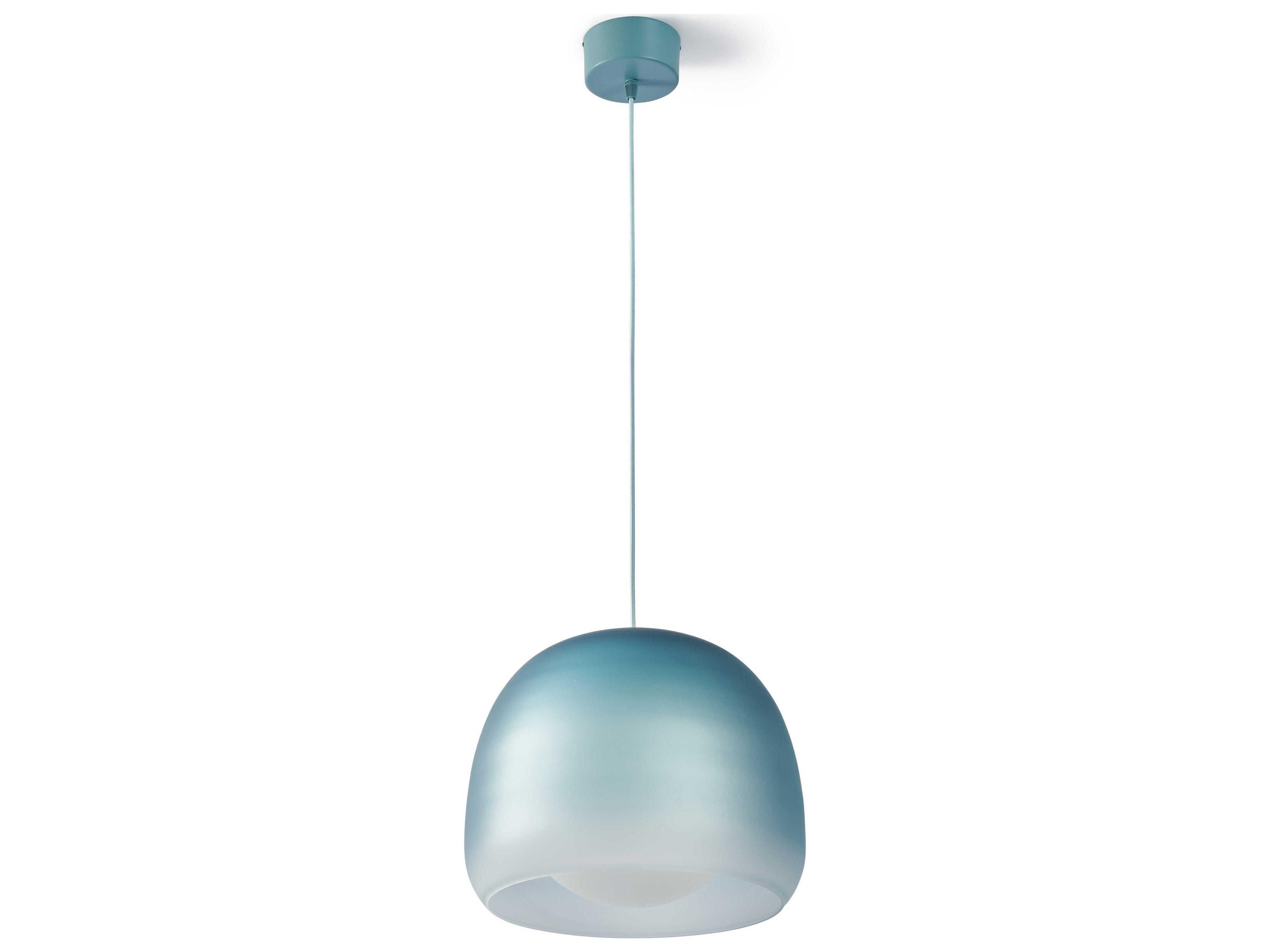 Carpyen Medusa 1-Light Azul Blue Dome Mini Pendant