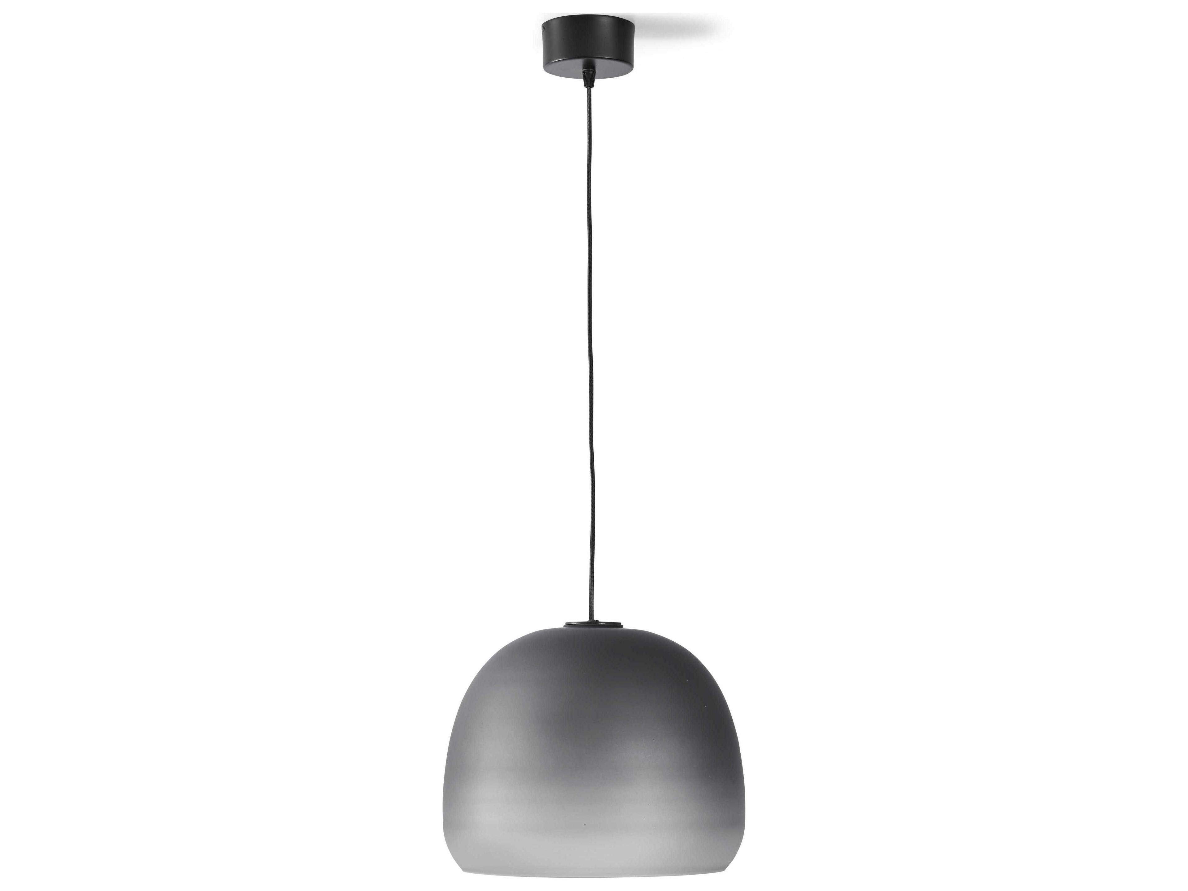 Carpyen Medusa 1-Light Black Dome Mini Pendant