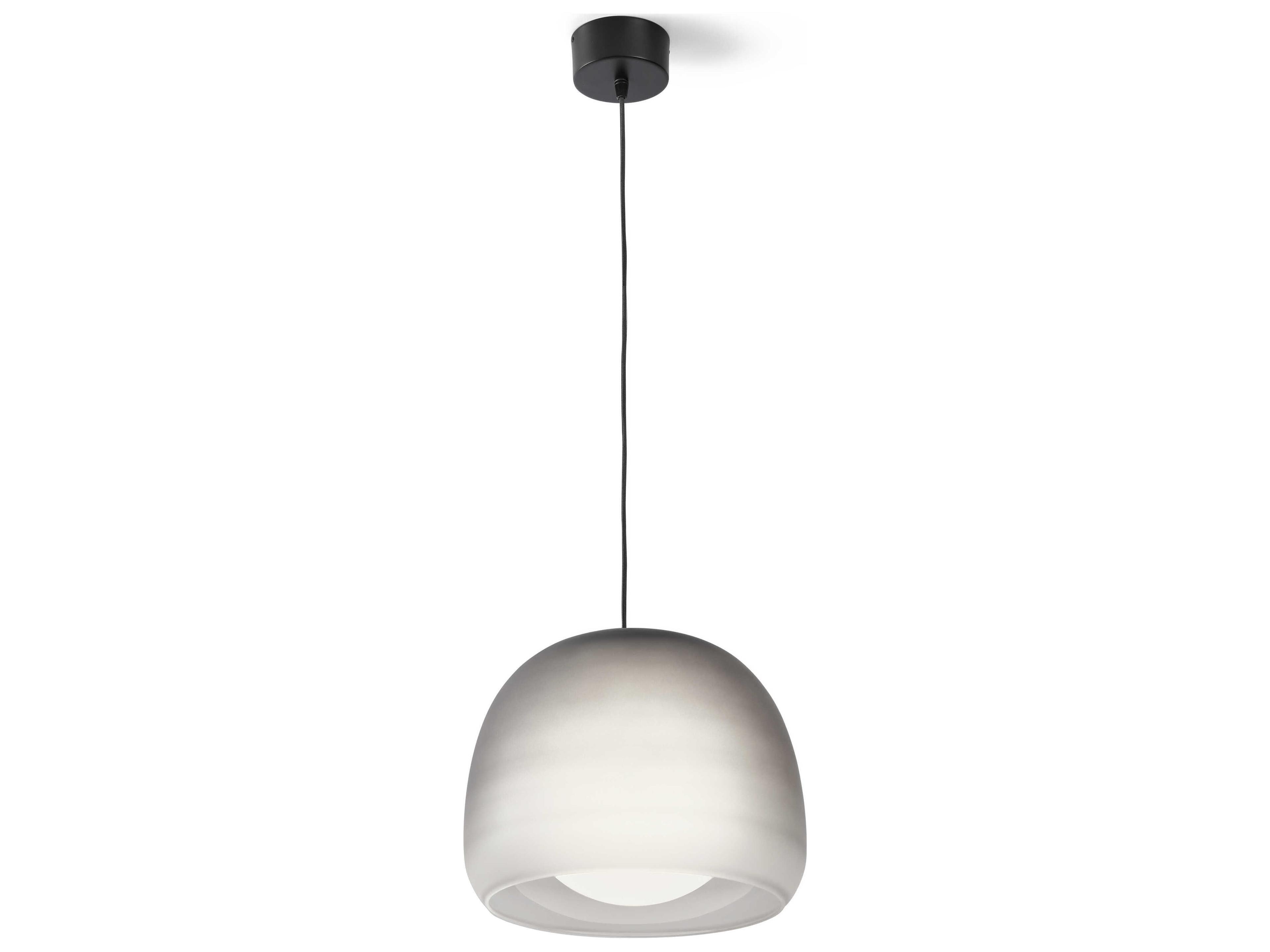 Carpyen Medusa 1-Light Black Dome Mini Pendant