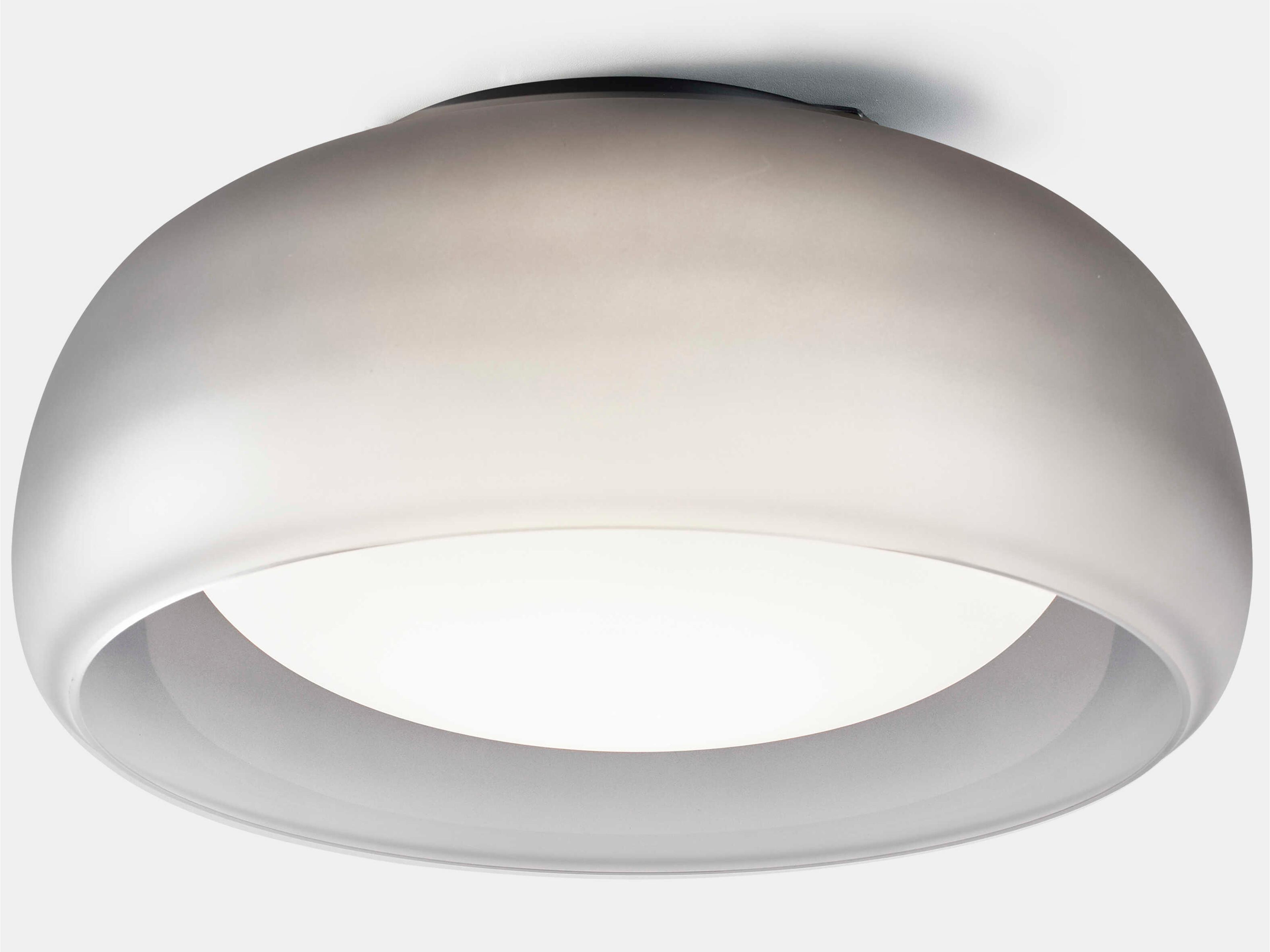 Carpyen Medusa 2-Light Black Dome Flush Mount