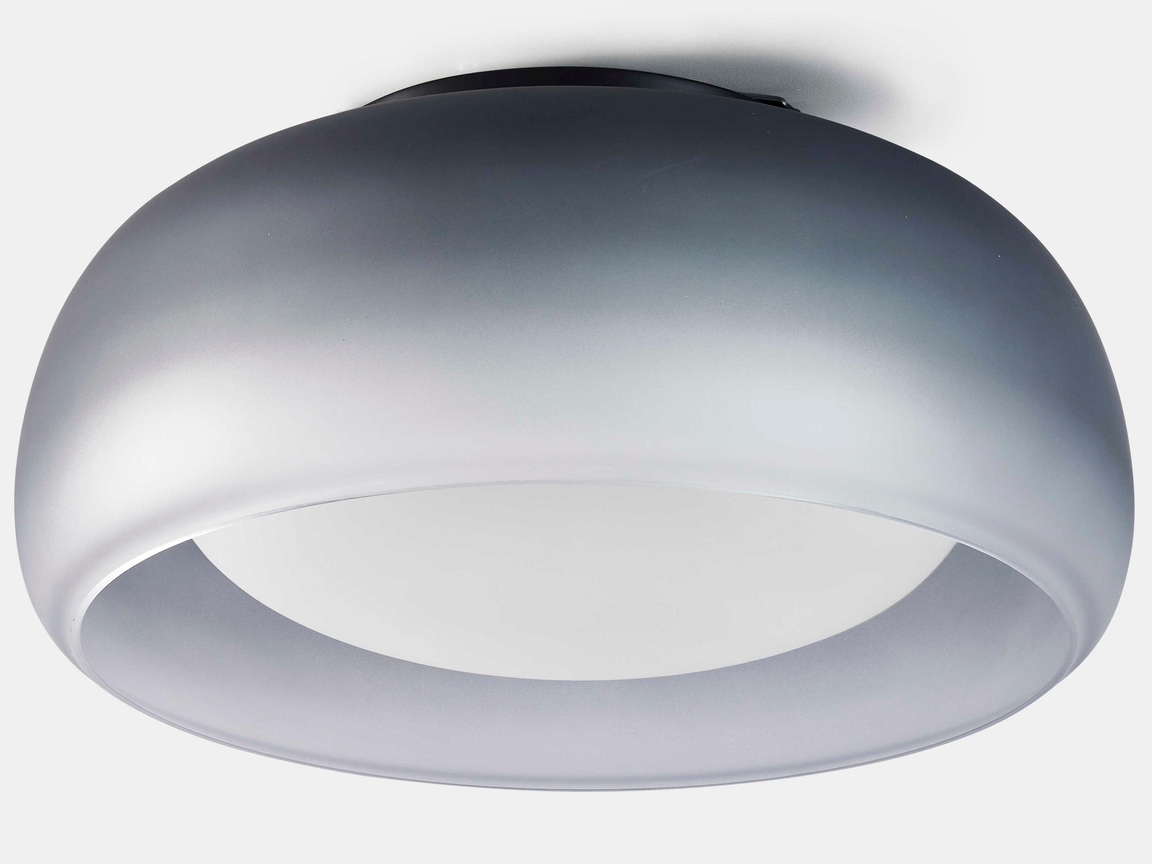 Carpyen Medusa 2-Light Black Dome Flush Mount