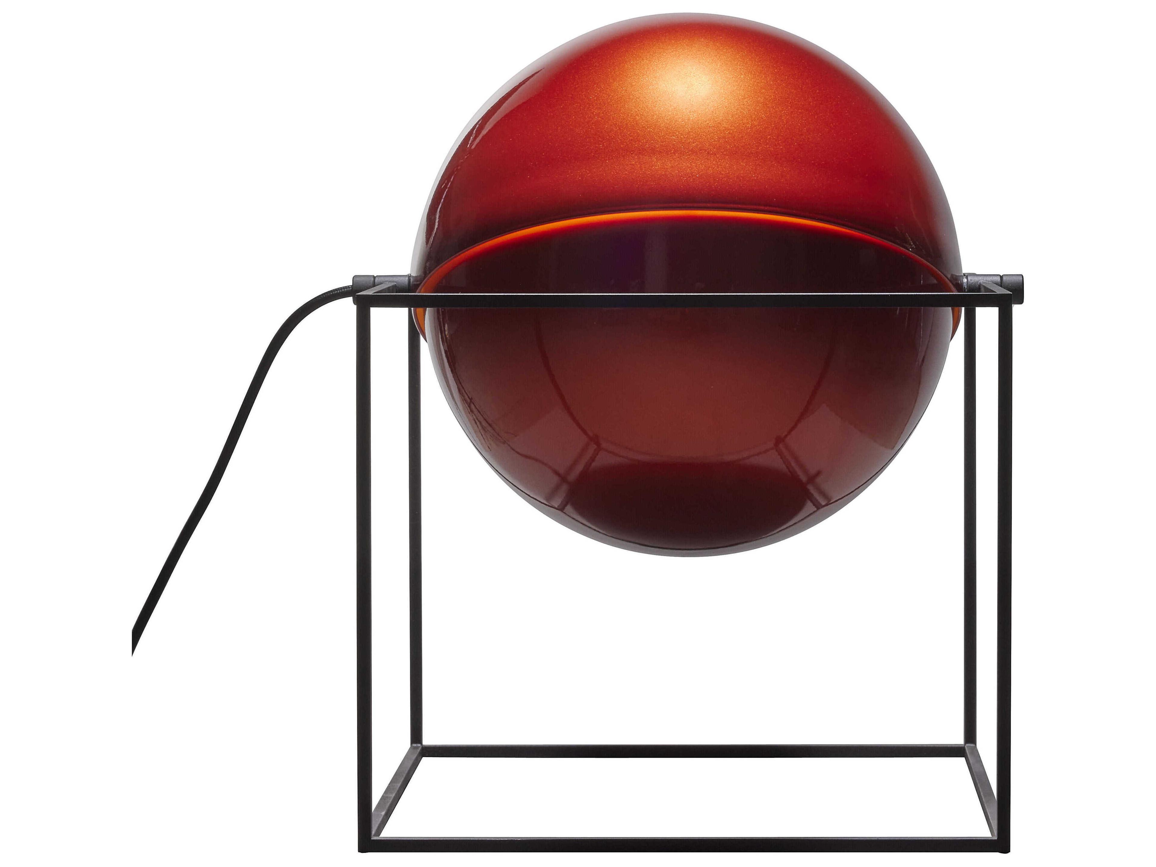 Carpyen El Cubo Metallic Red Table Lamp