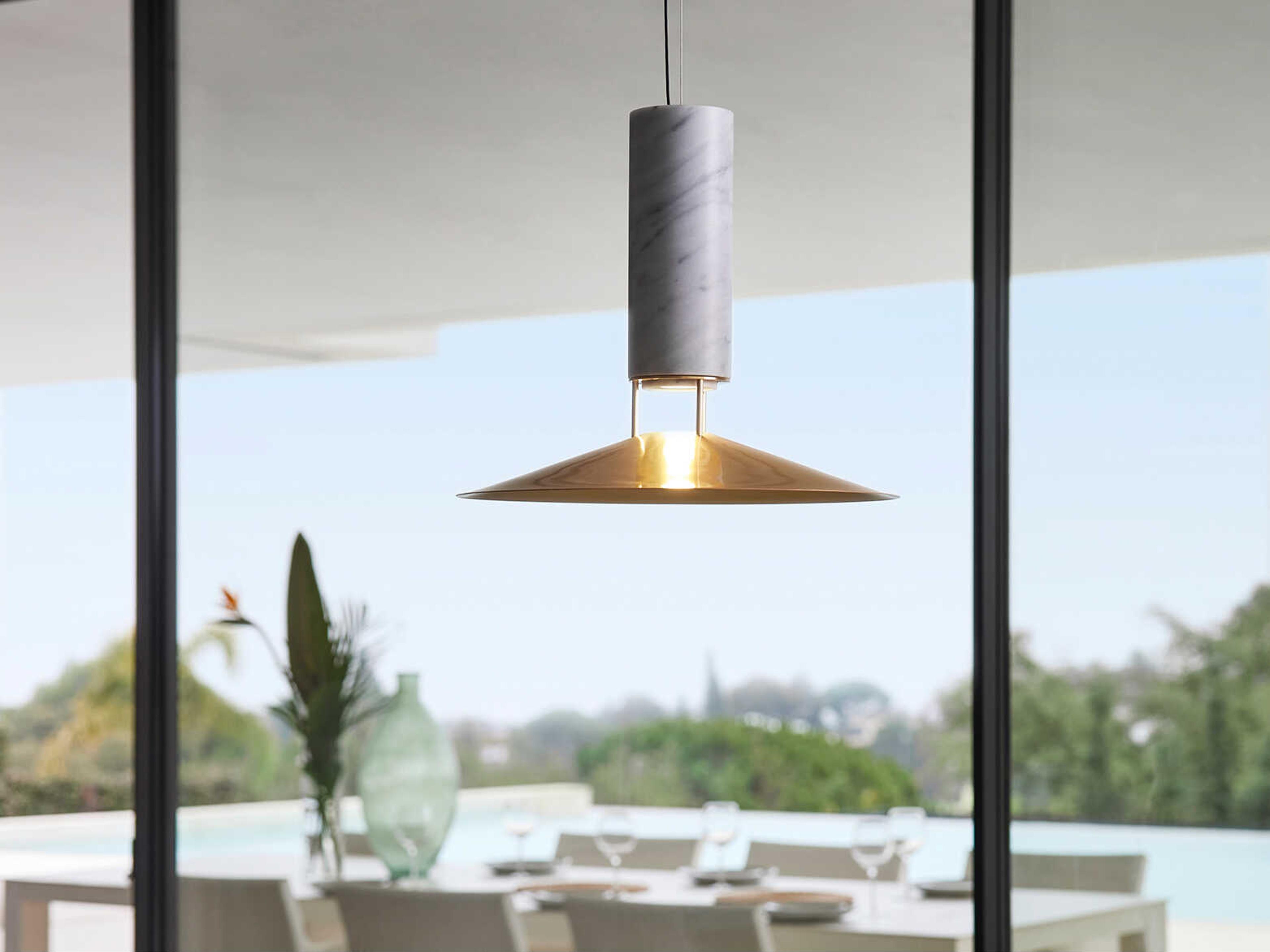 Carpyen Rebound 1-Light White Pendant
