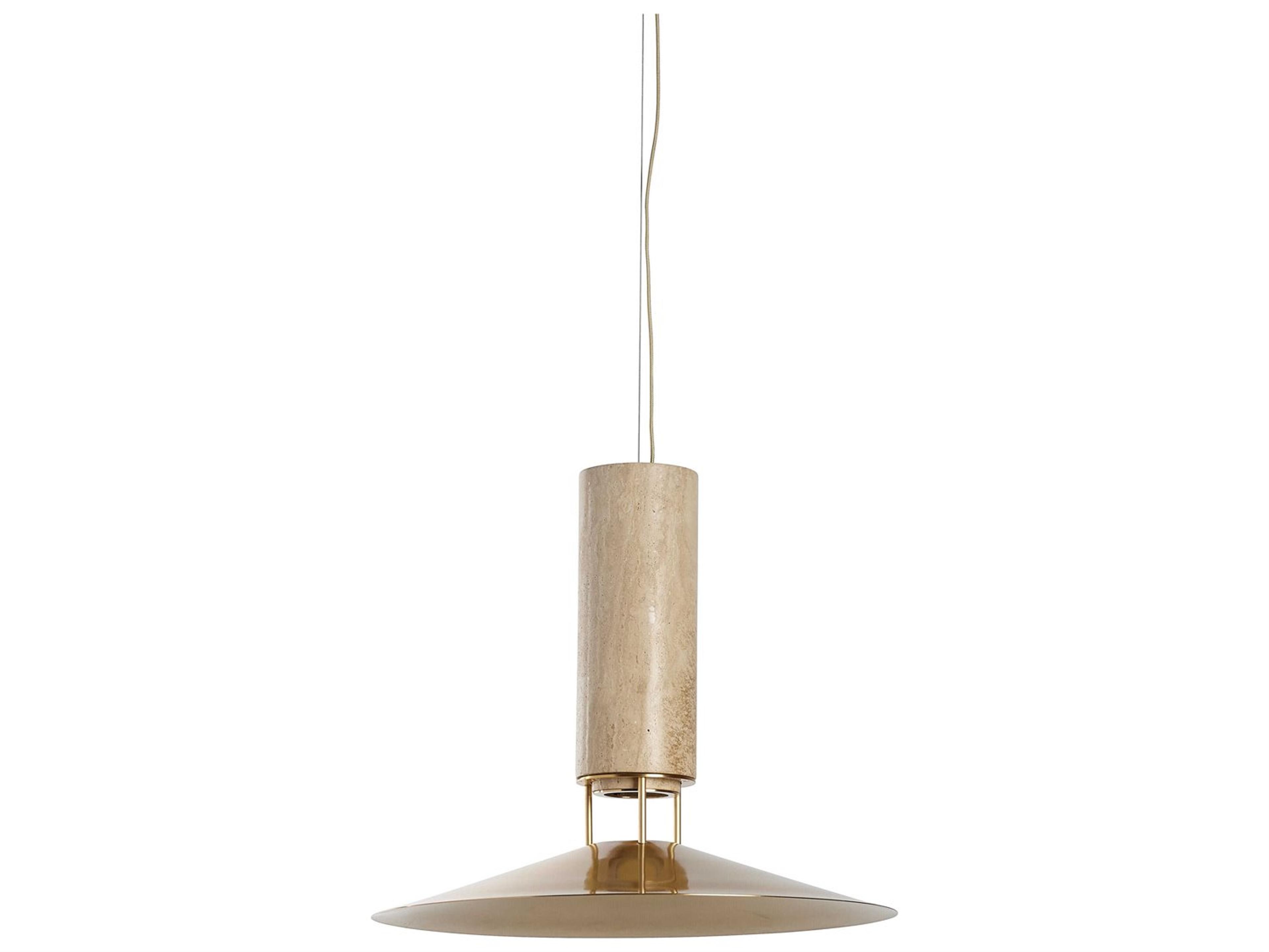Carpyen Rebound 1-Light Travertine Brown Pendant